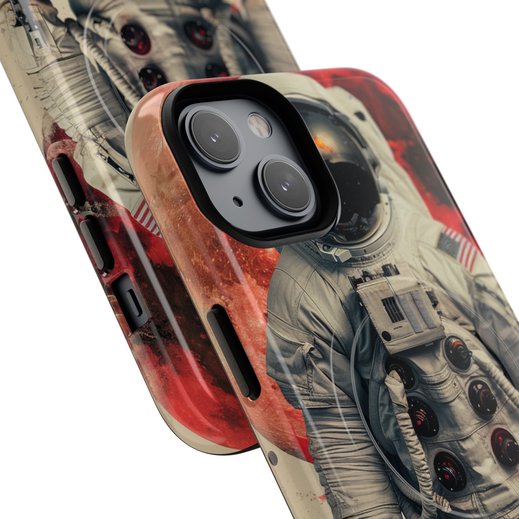 Crimson Spacewalk Dream iPhone 14 - Tough+