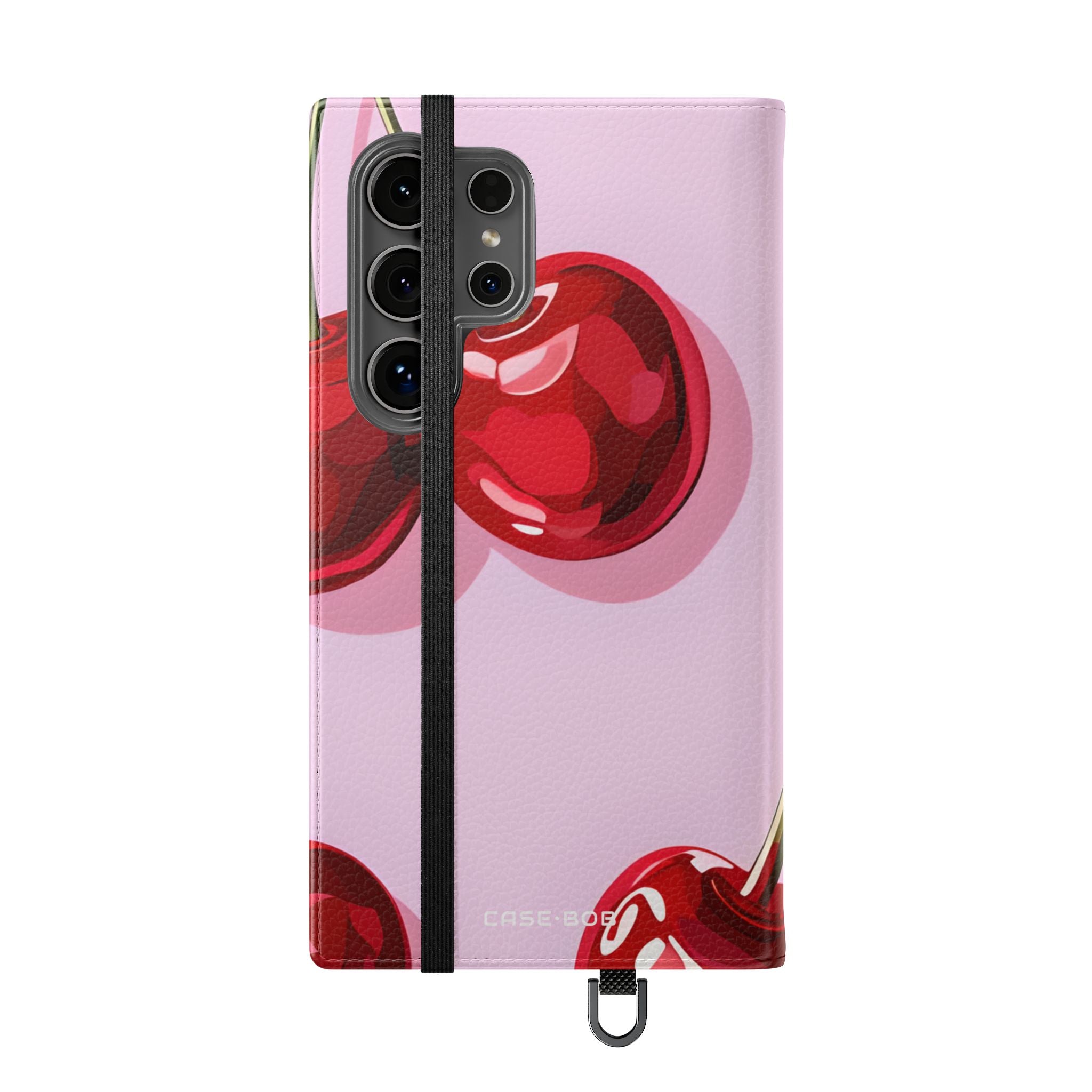 Glossy Cherry Glow - Samsung S24 Ultra Case - Wallet