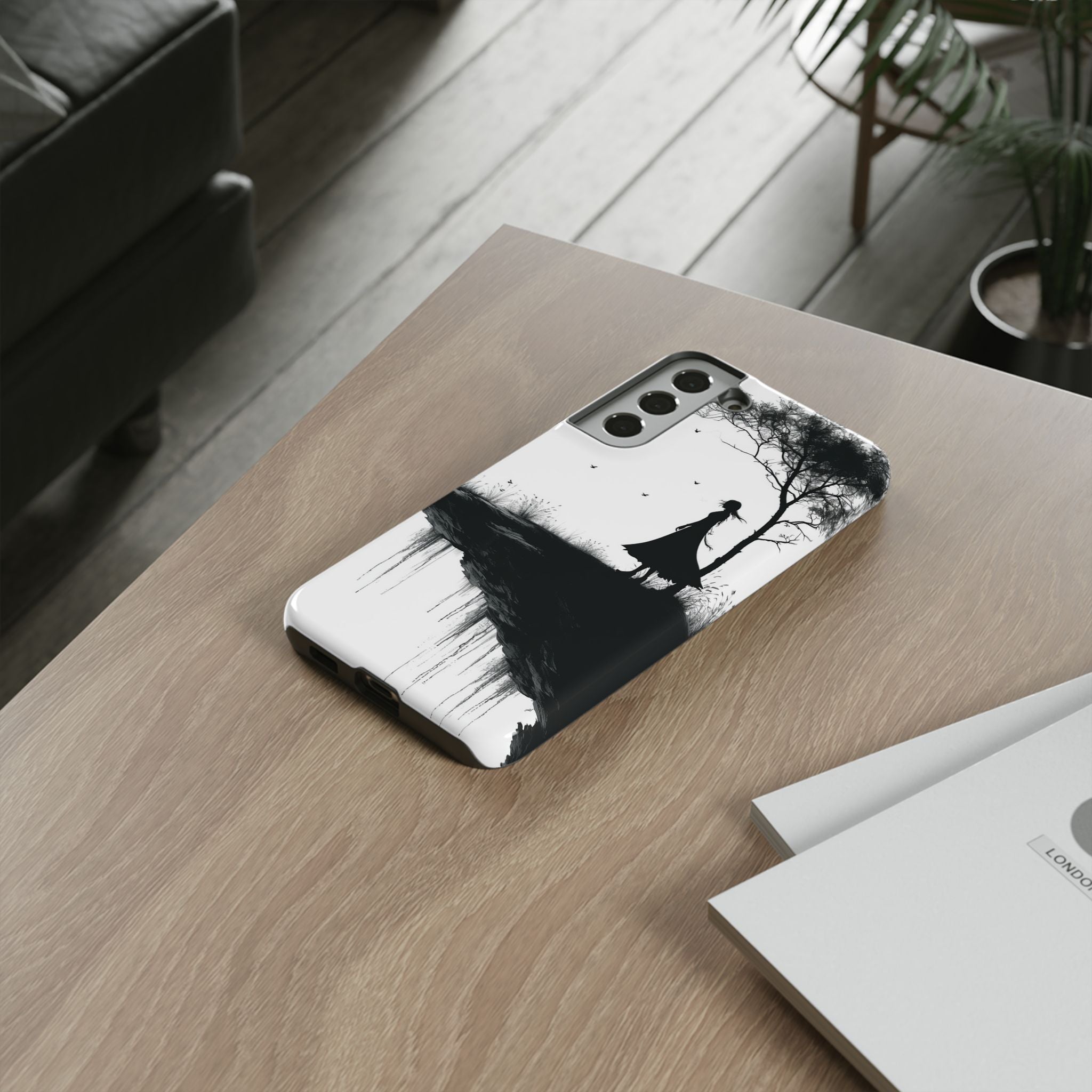 Cliffside Silhouette Samsung S22 Plus Case - Tough