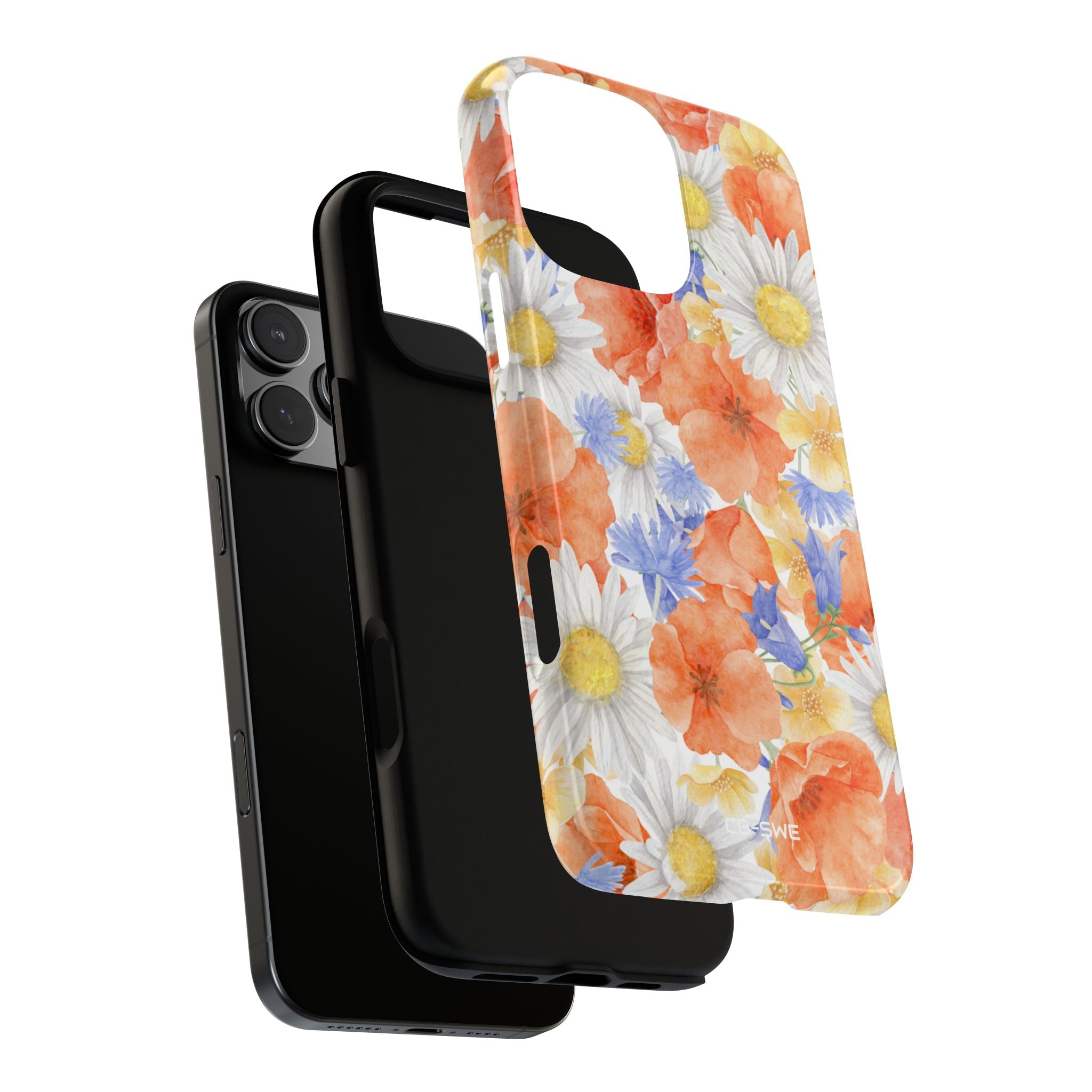 Watercolor Floral Harmony - iPhone Case