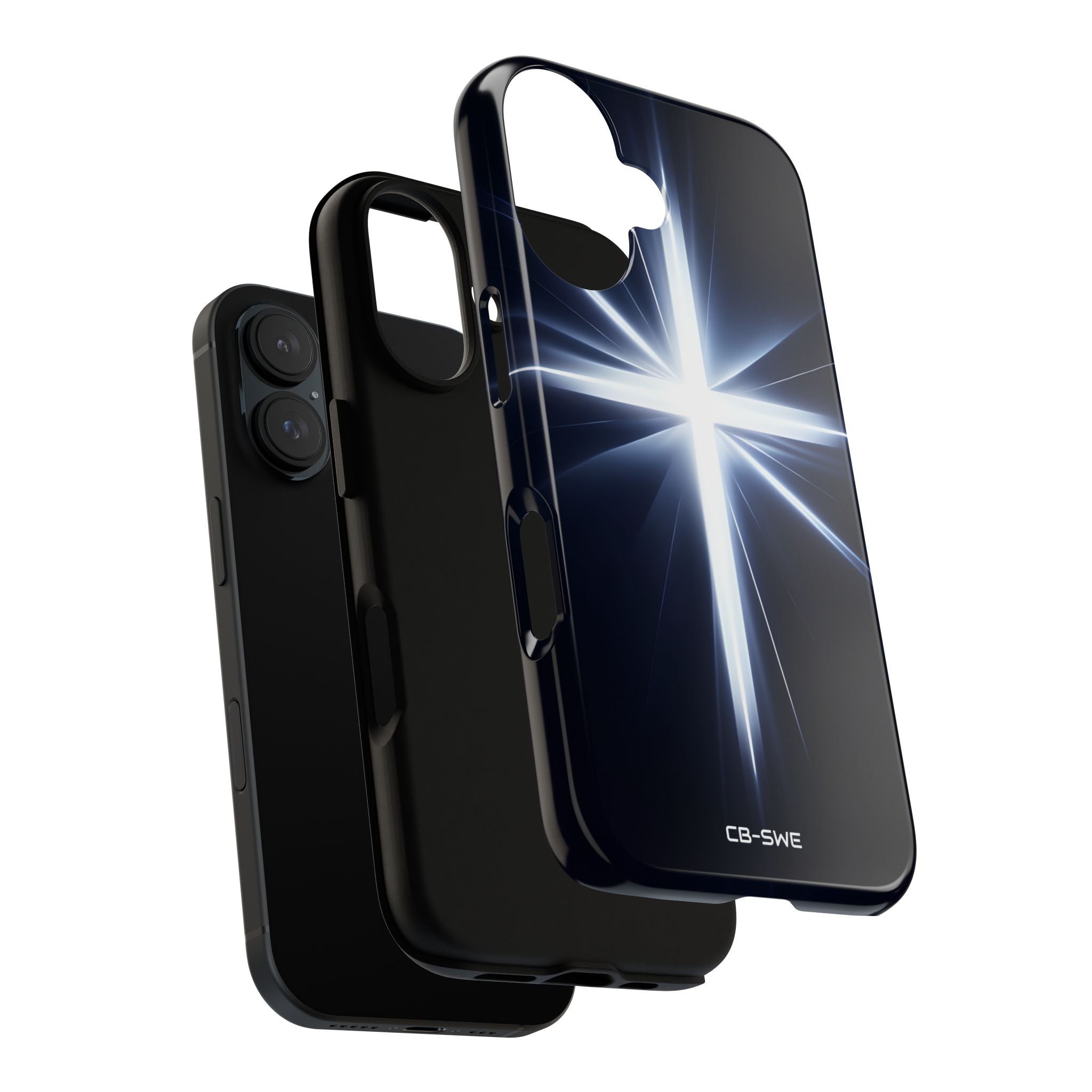 Luminous Cross Radiance - iPhone Case