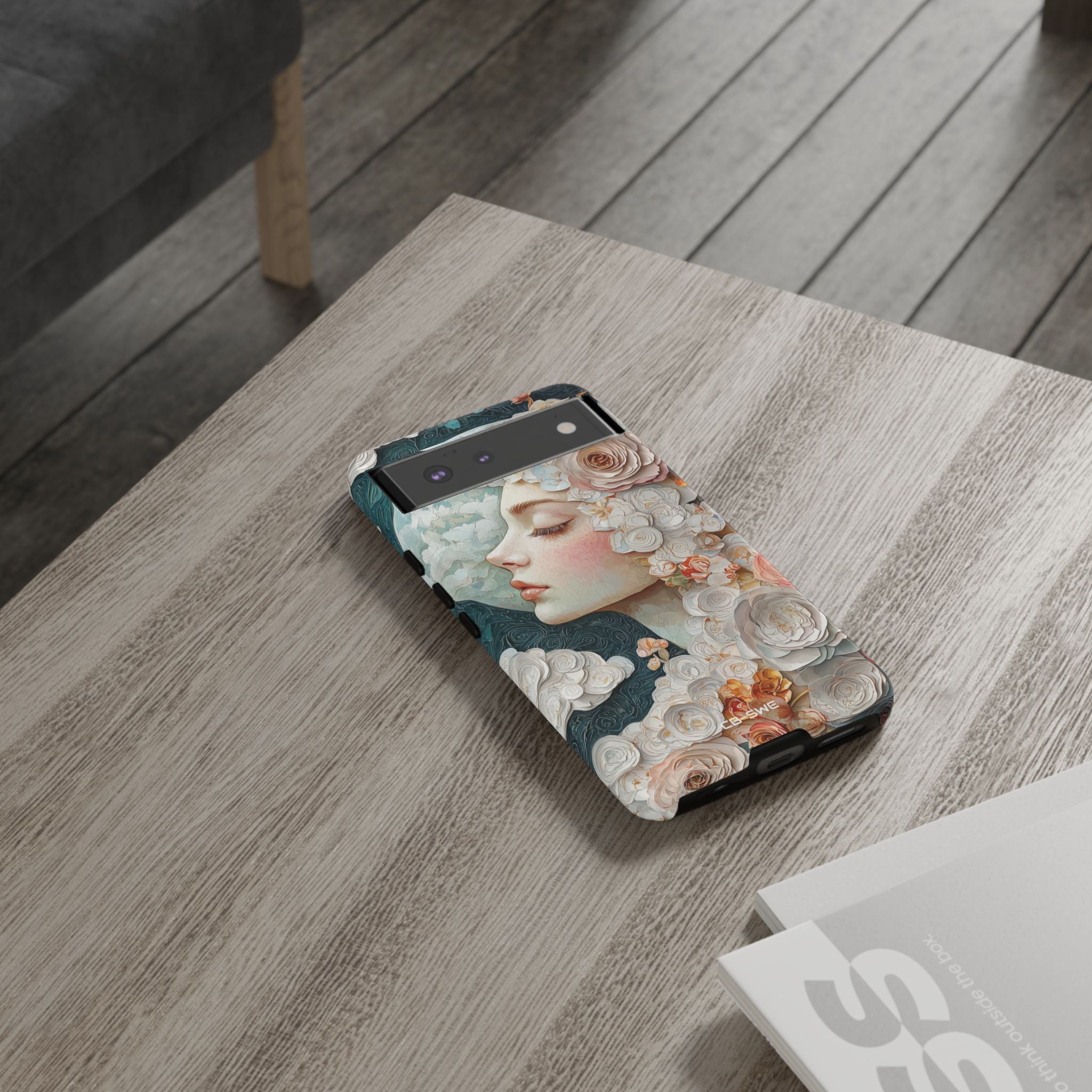 Moon Embraces Flowers - Google Pixel Case