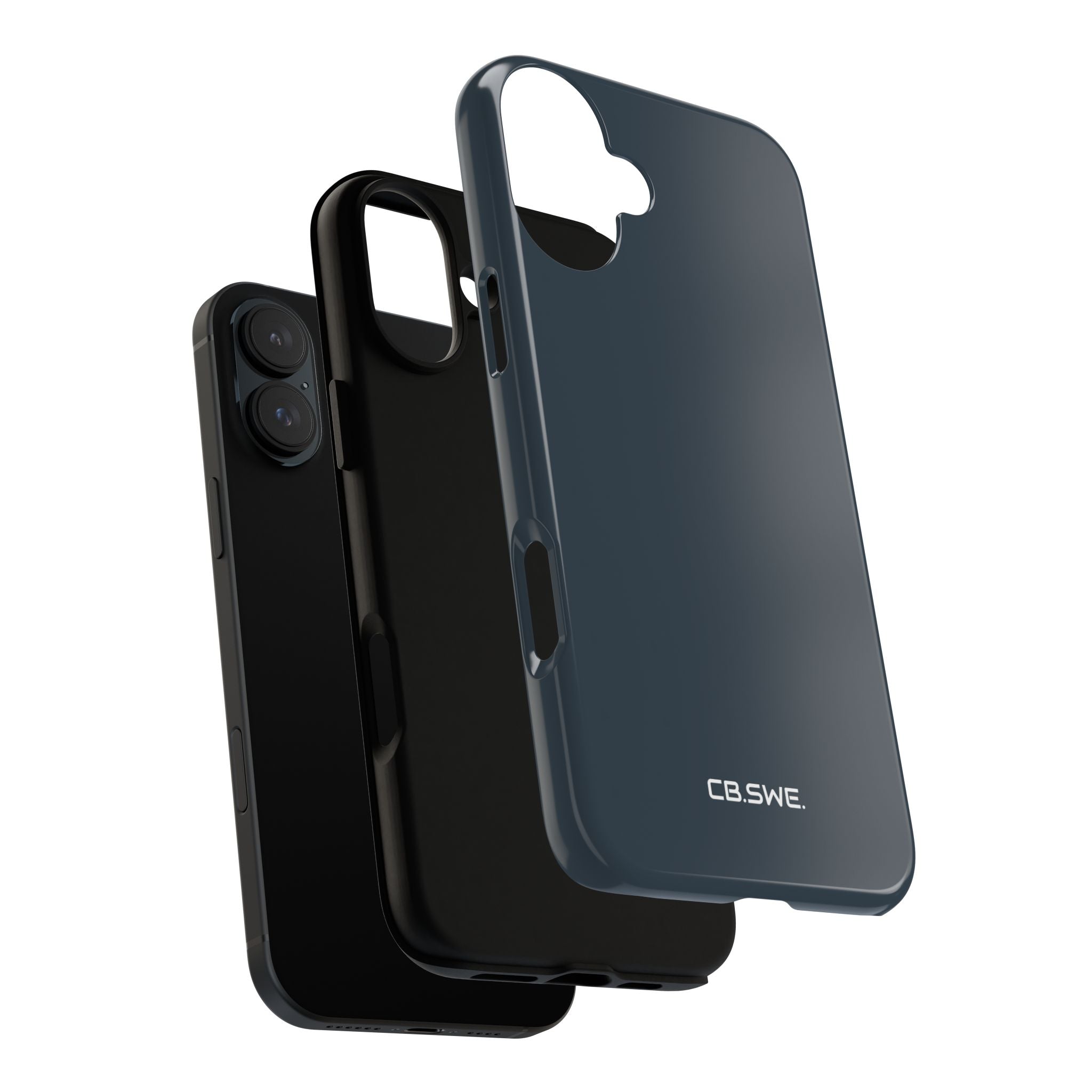 Anthrazitfarbene iPhone-Hülle – Robust