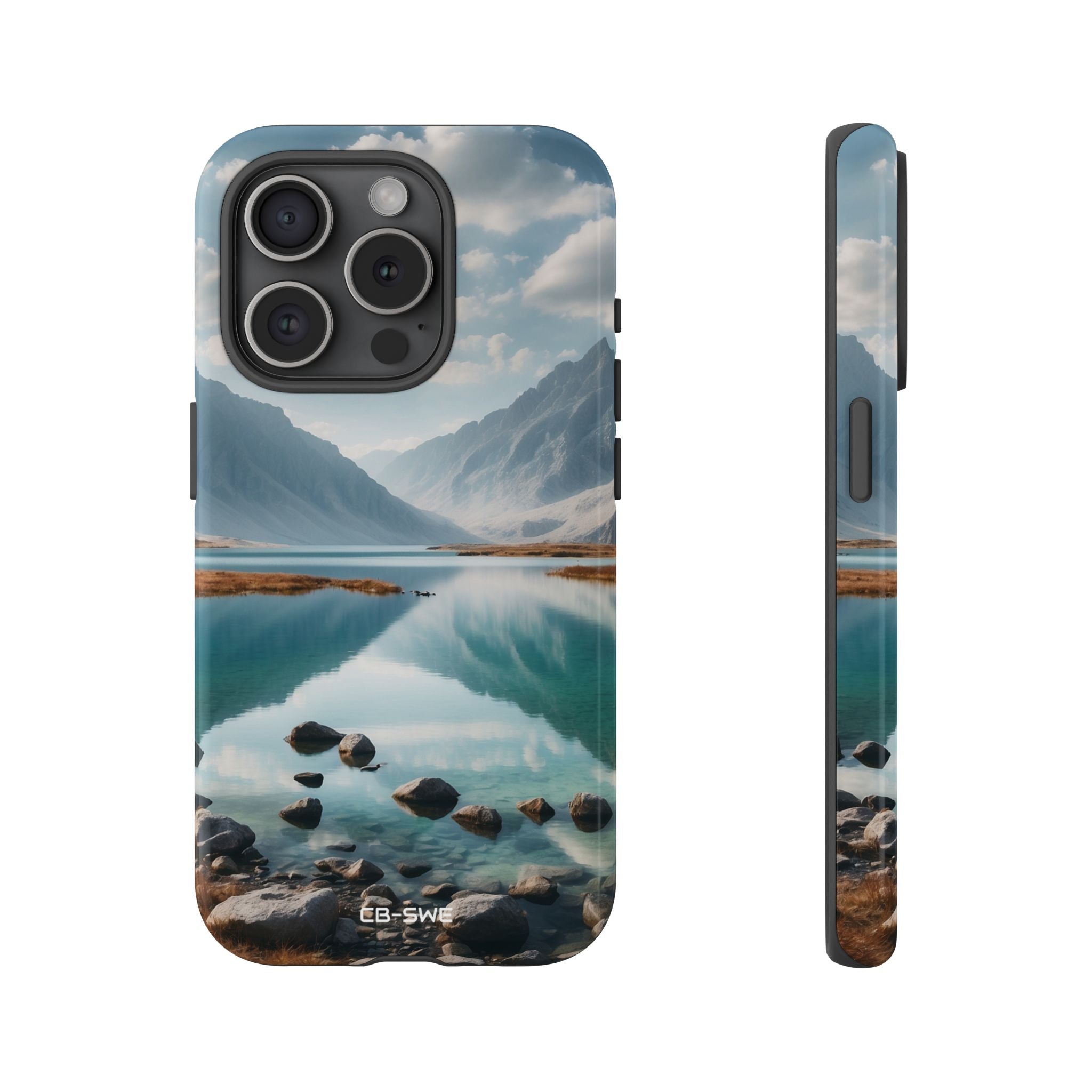 Mountain Reflections Swim - iPhone Case