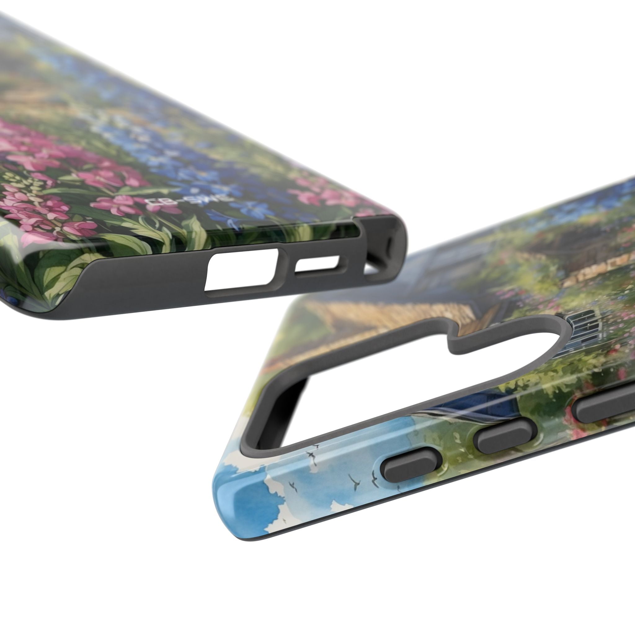 Cottage Surrounded Blossoms - Samsung Case