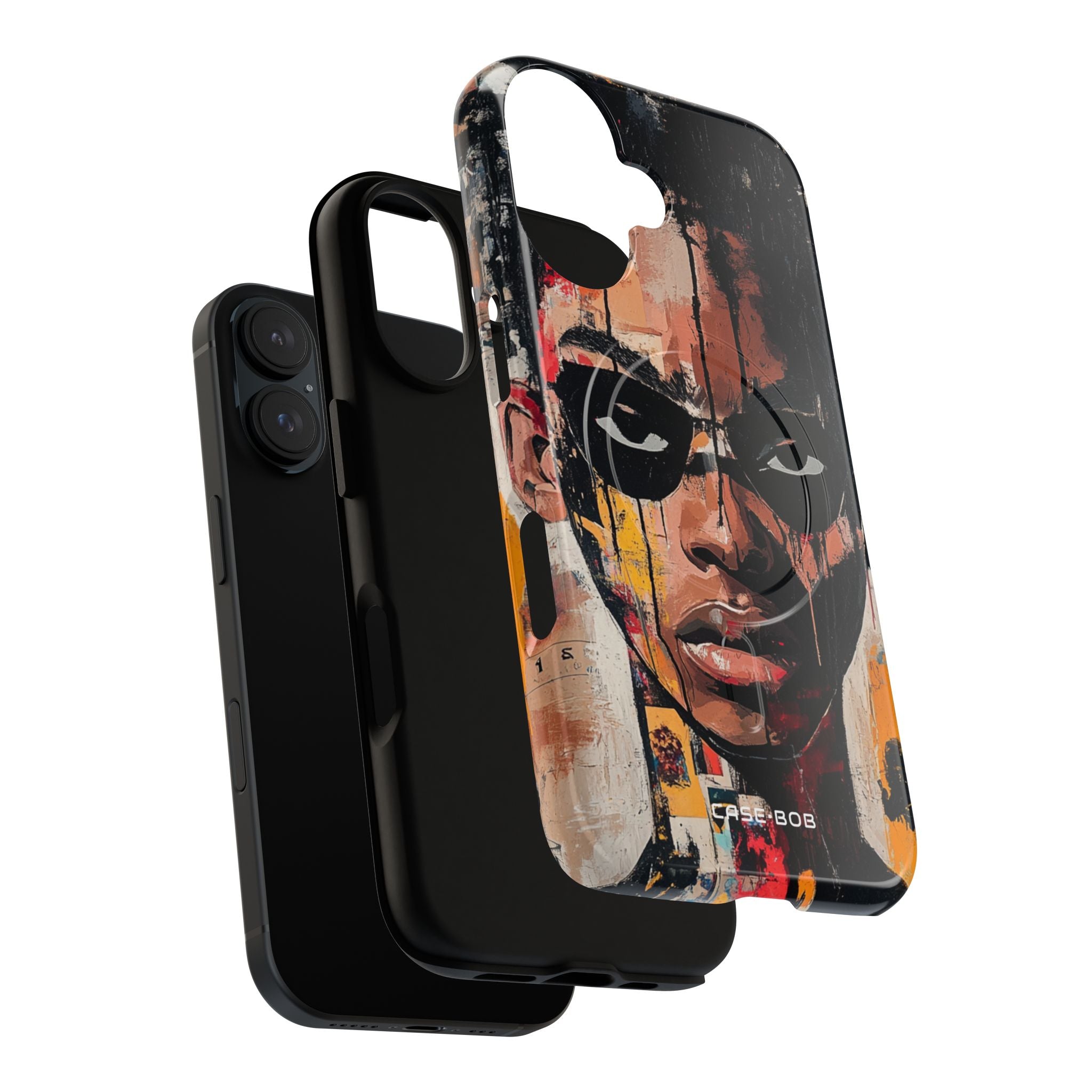 Masked Portrait Drips iPhone 16 Case - Tough+