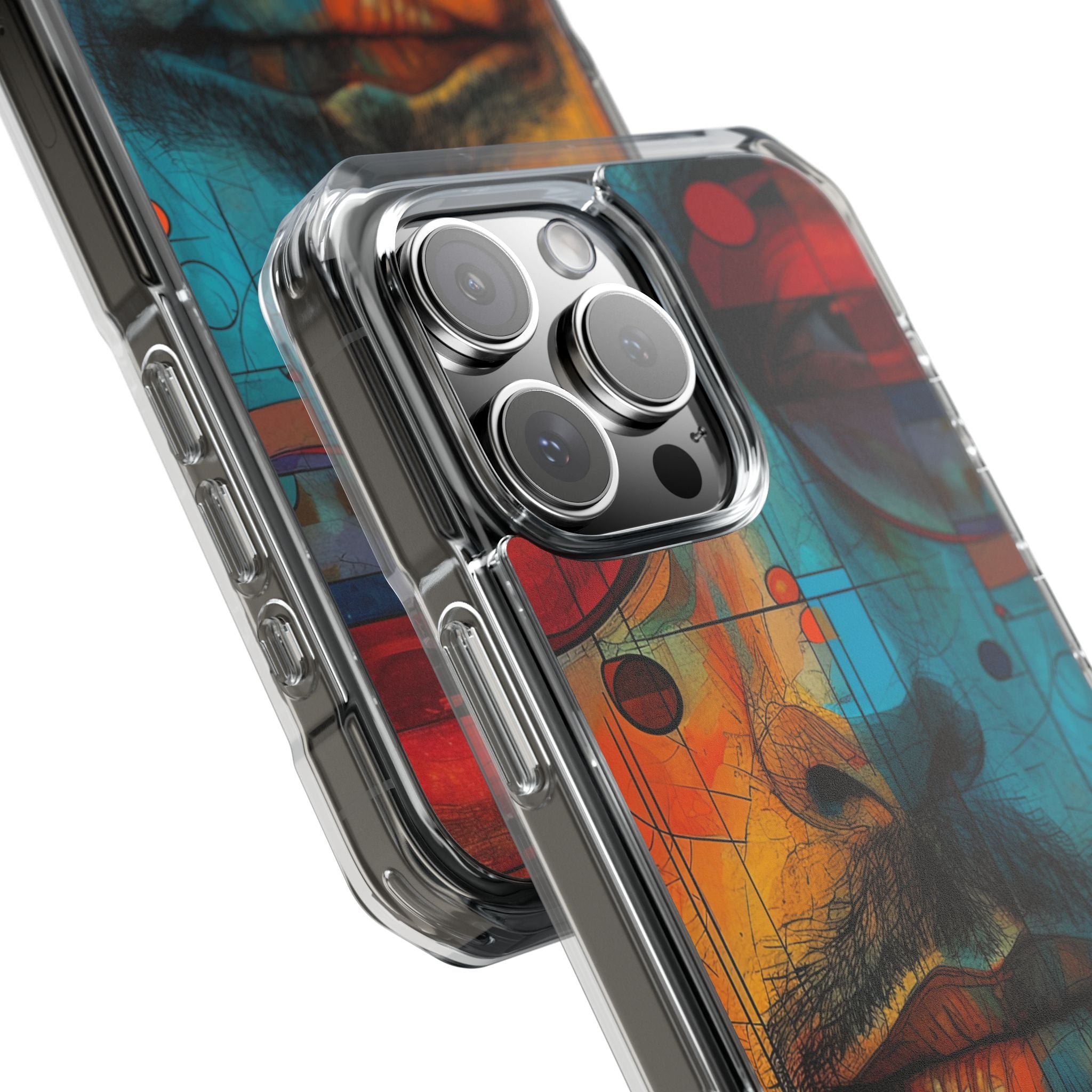 Cubist Glasses Face iPhone 16 - Impact Clear+