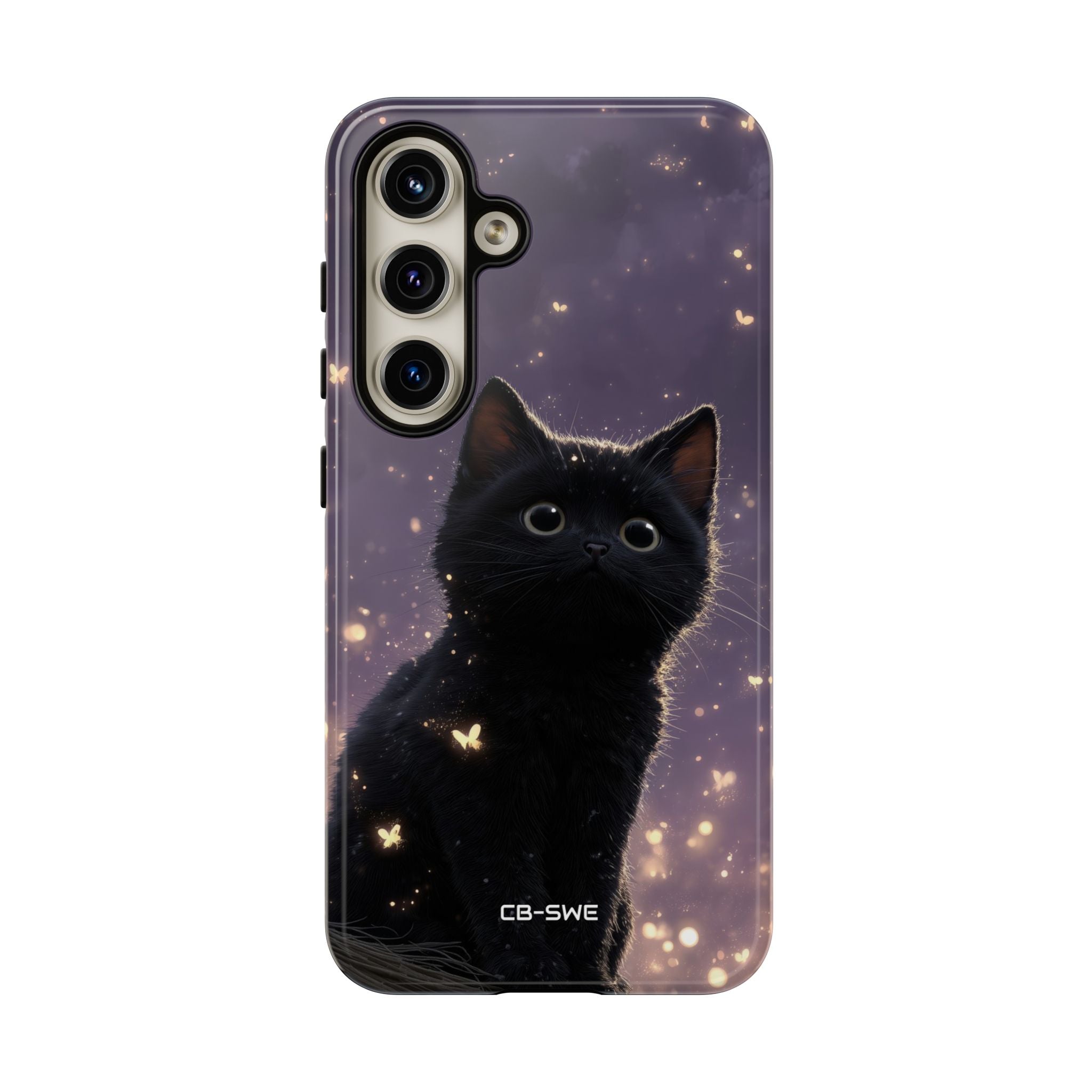 Whimsical Cat Soars - Samsung Case