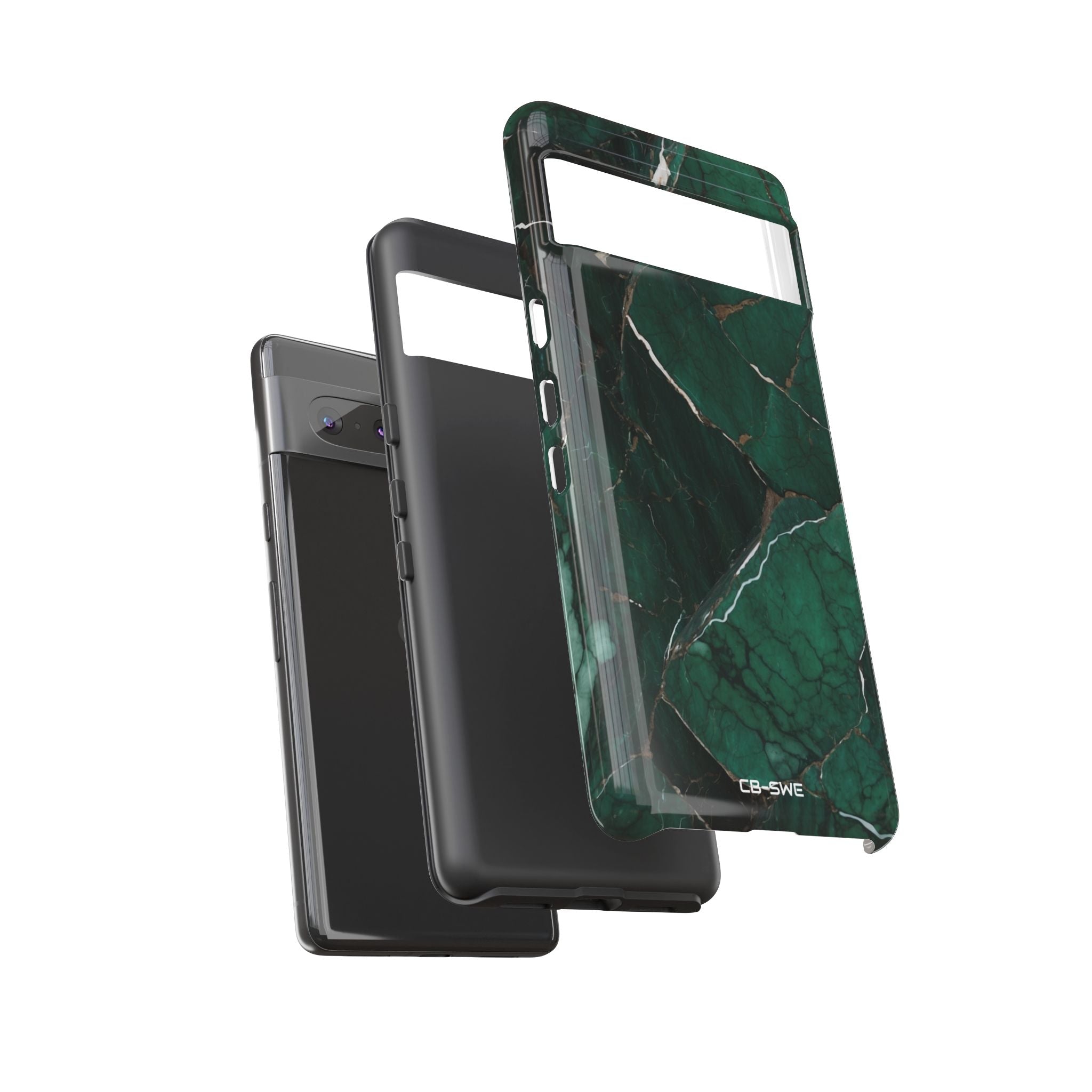 Emerald Veins Flow - Google Pixel Case