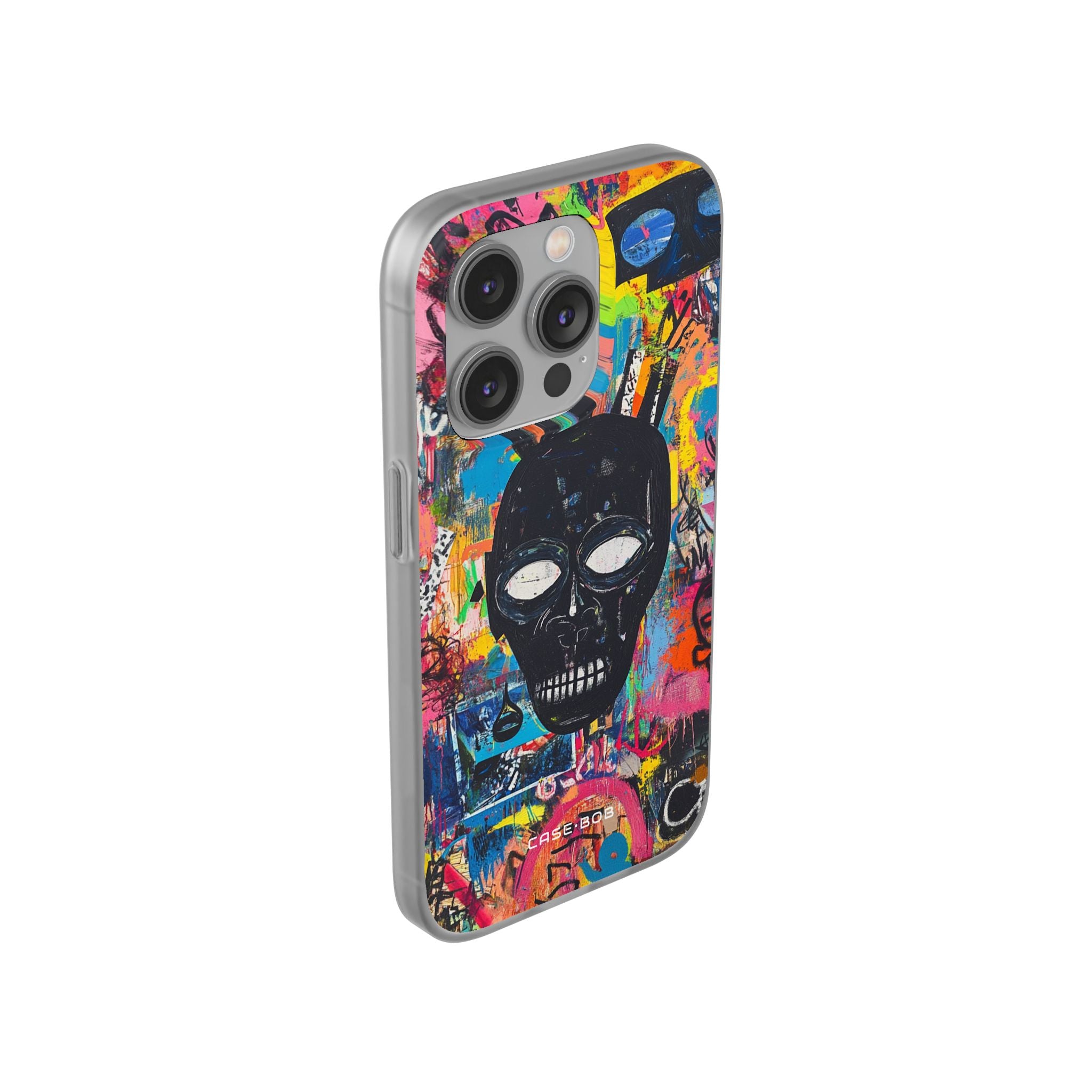 Skull Vortex iPhone 14 Pro Case - Soft