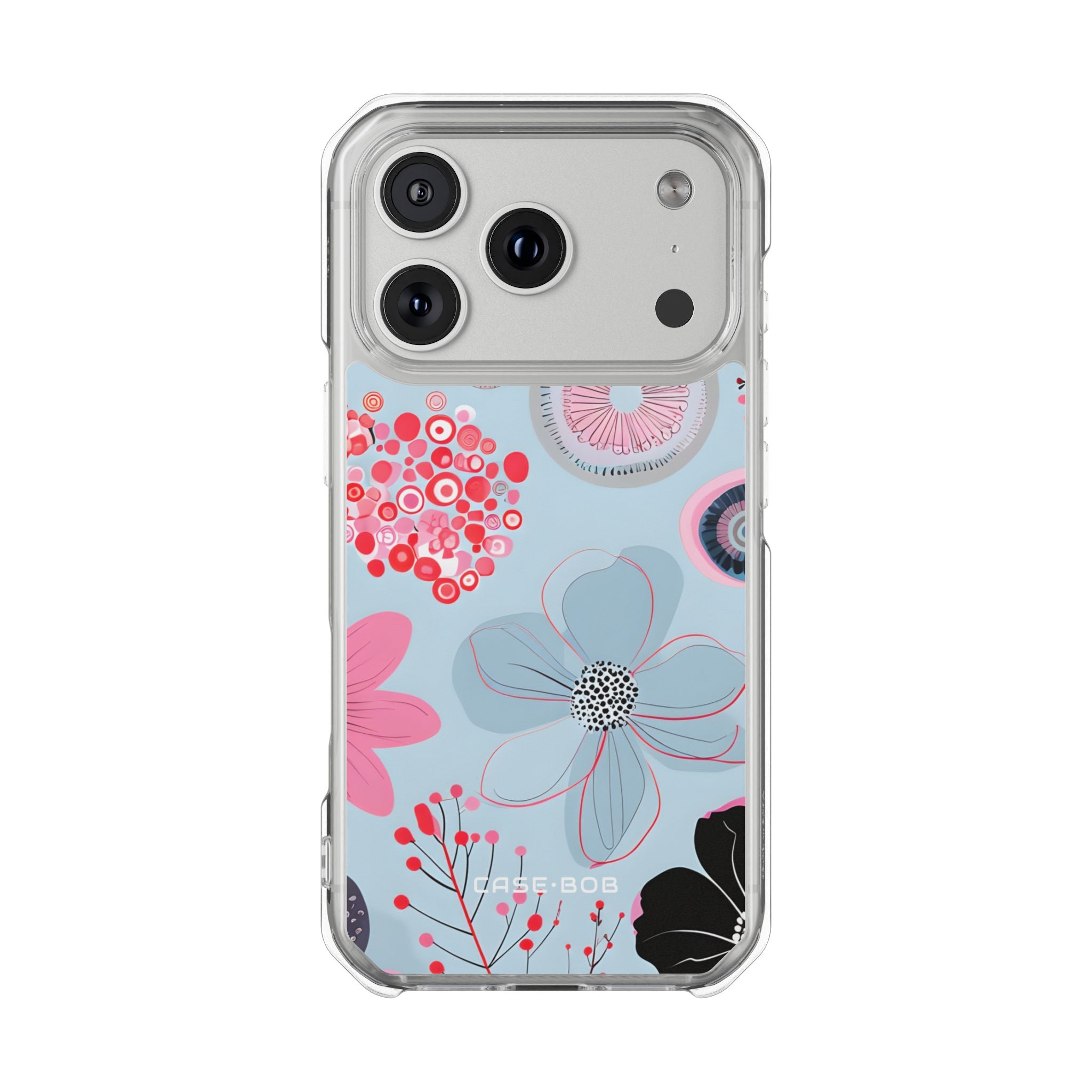 Blue Bloom iPhone 17 Pro Case - Impact
