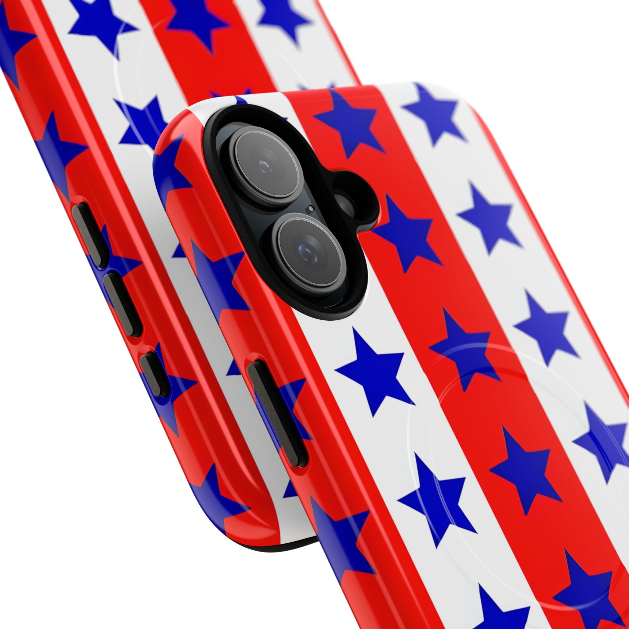 Patriotic American Flag Inspired Seamless iPhone 16 - Tough+