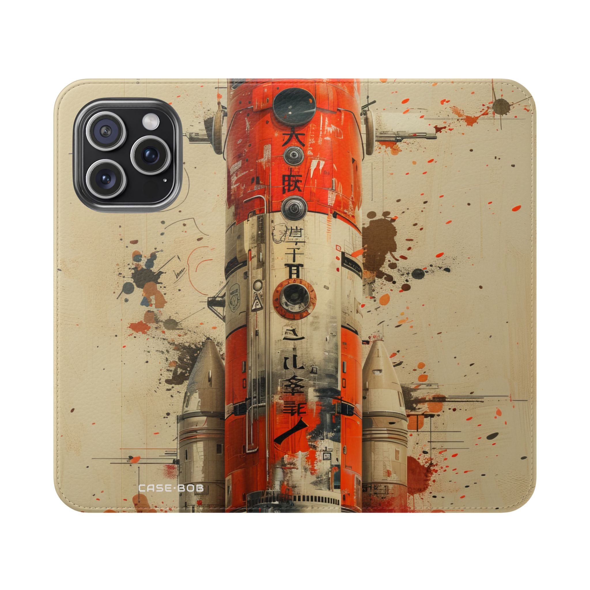 Crimson Rocket - iPhone 15 Pro Max Case - Wallet