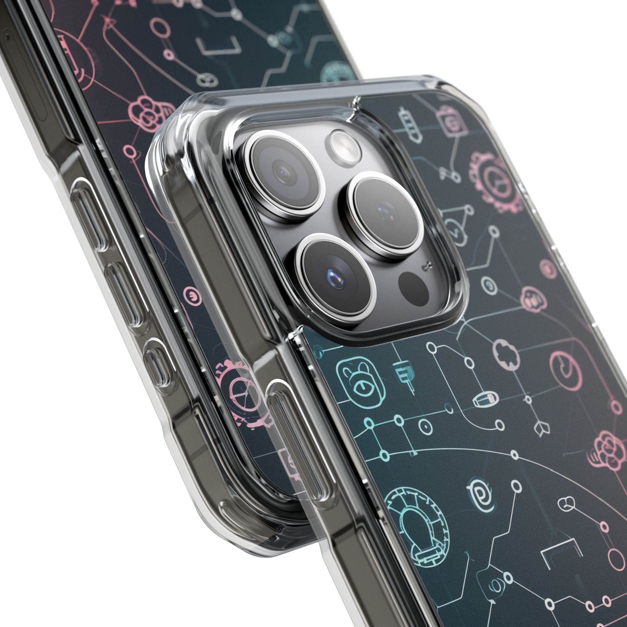 Digital Circuit Flow iPhone 15 - Impact Clear+