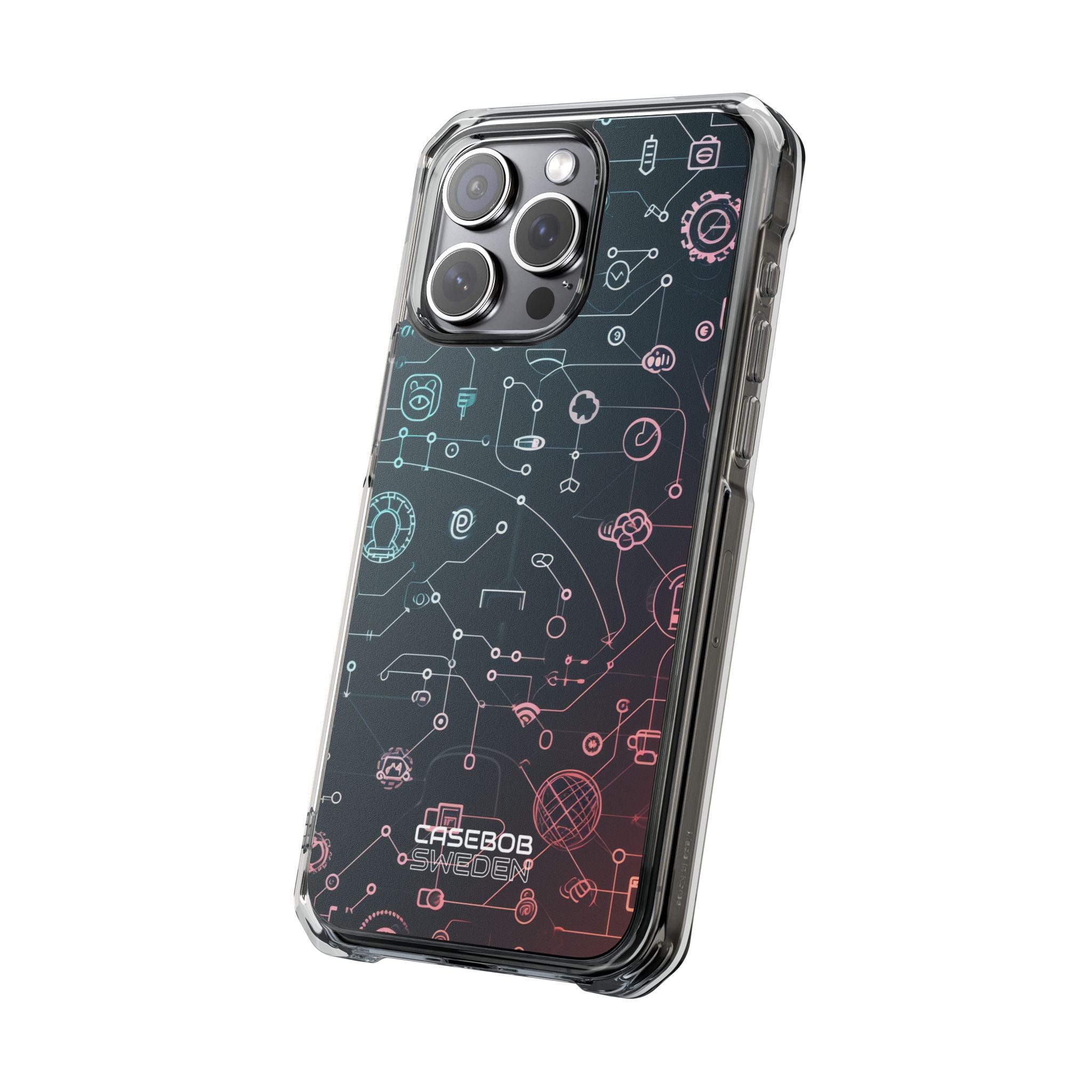 Digital Circuit Flow iPhone 15 - Impact Clear+