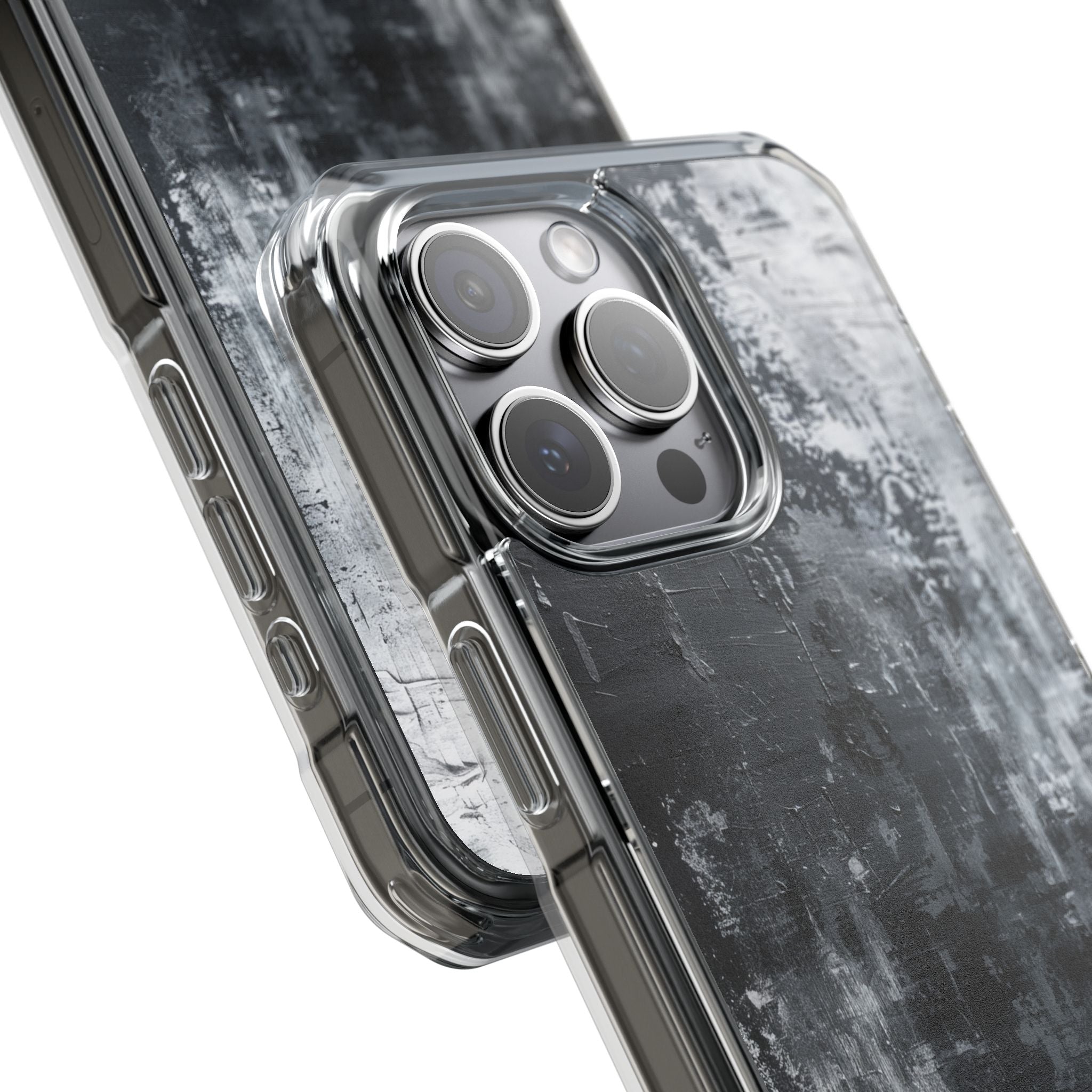 Textured Blackscape iPhone 15 Pro Max Case - Impact