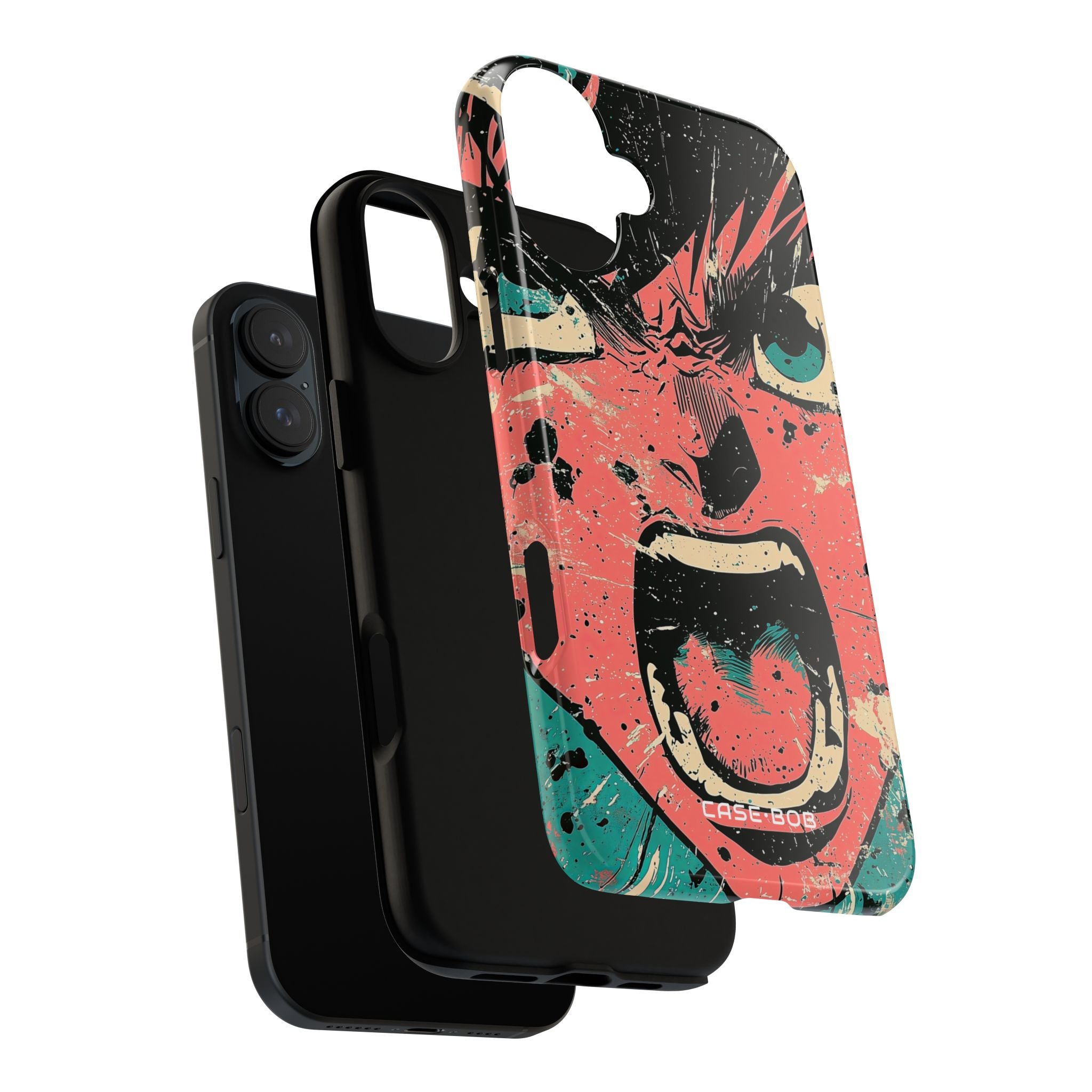 Screaming Face Chaos iPhone 16 Plus Case - Tough