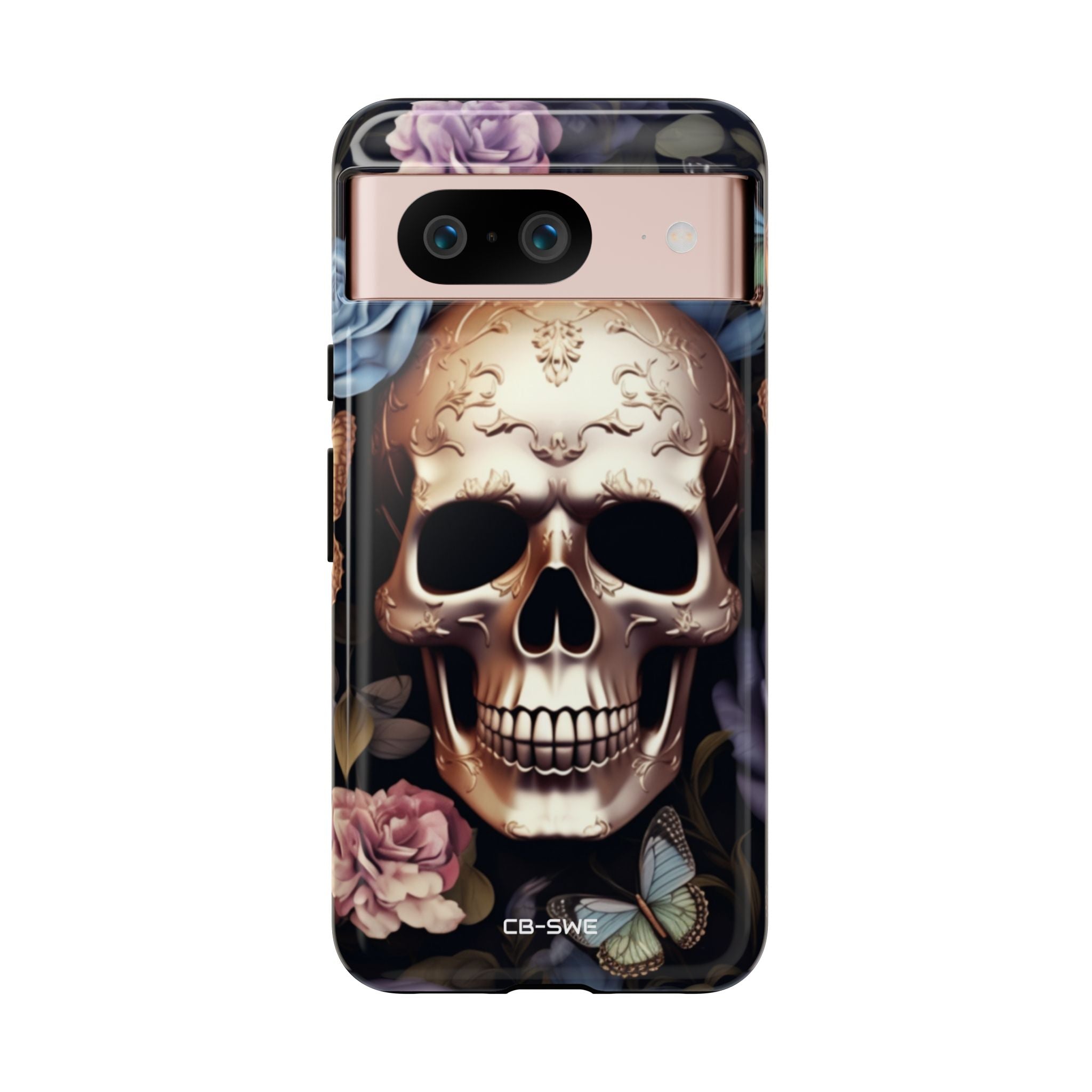 Skull Among Blossoms - Google Pixel Case