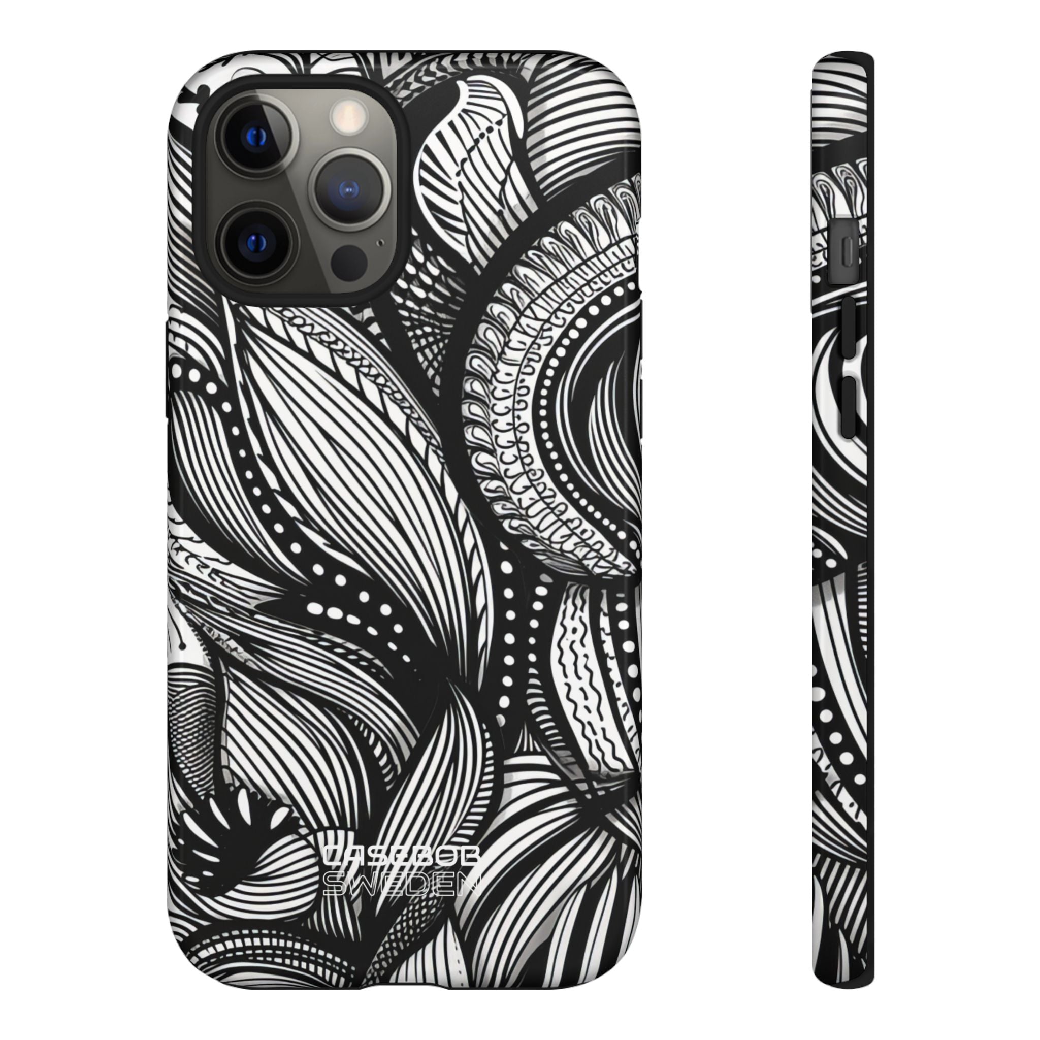 Flowing Ink Lines iPhone 12 - Tough