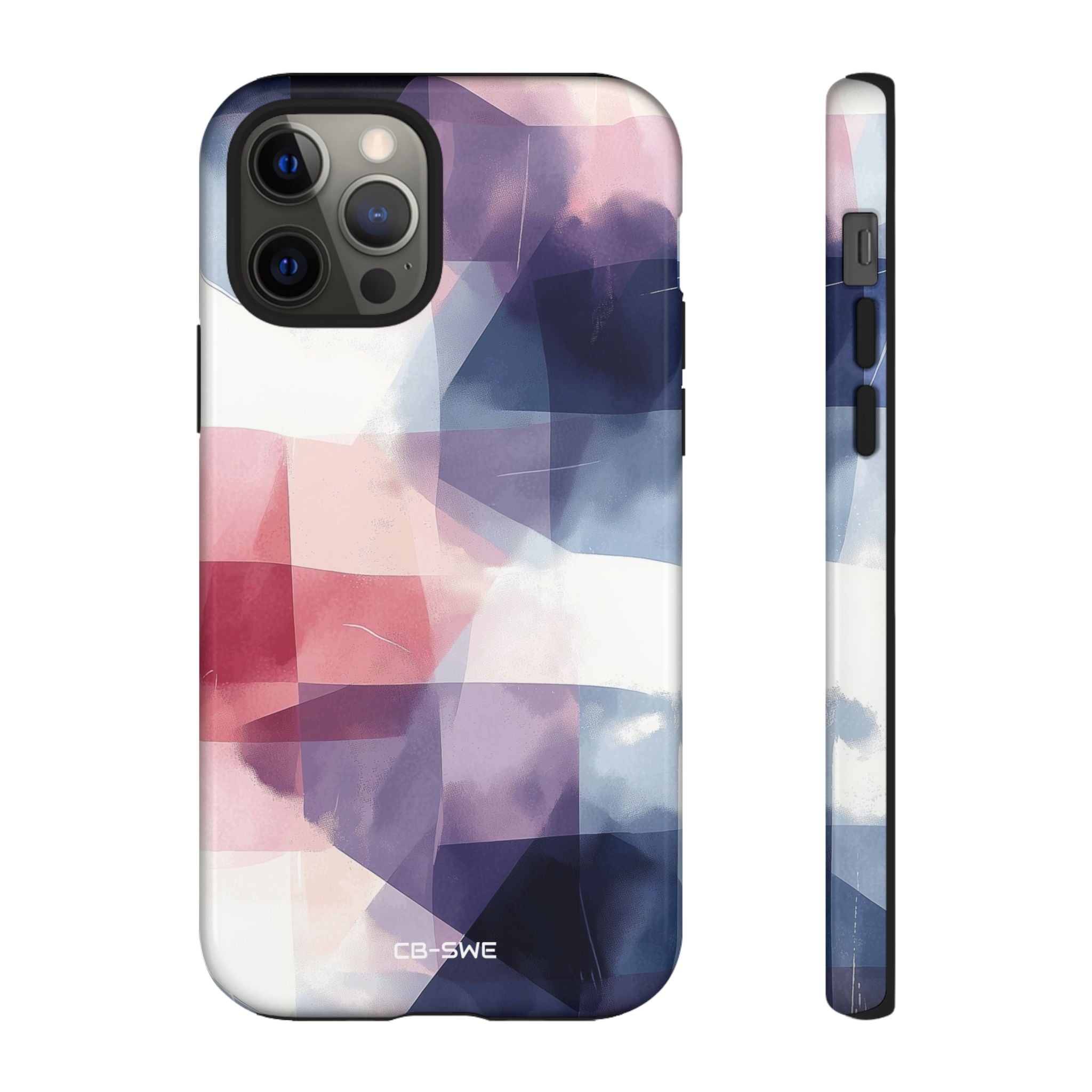 Fluid Shapes Merge - iPhone Case