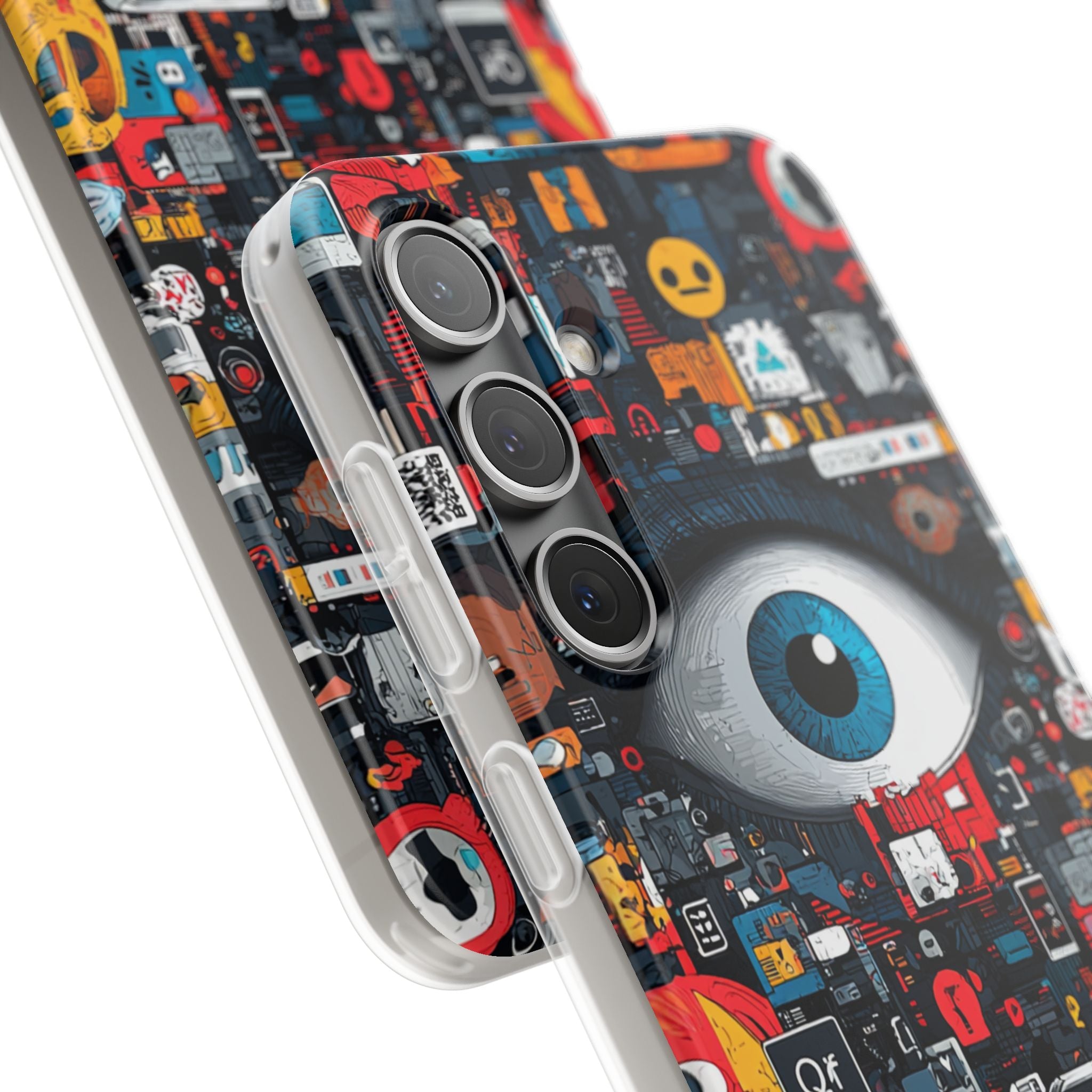 Digital Eye Blue Samsung S24 Case - Soft