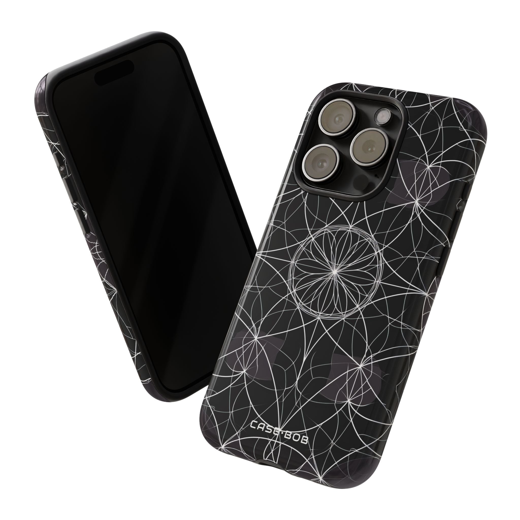 Radiant Petal Orbit iPhone 15 Pro Case - Tough