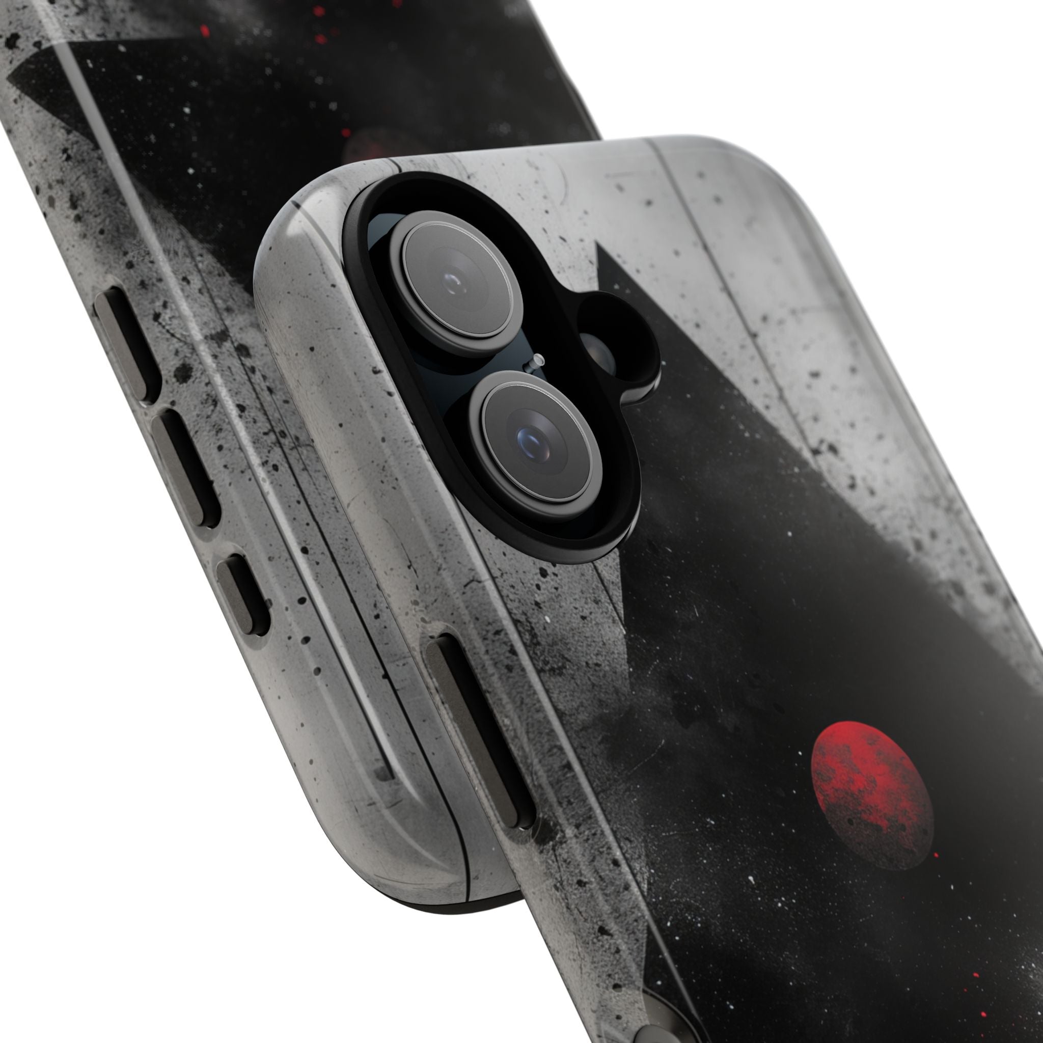 Crimson Core Geometry iPhone 16 - Tough