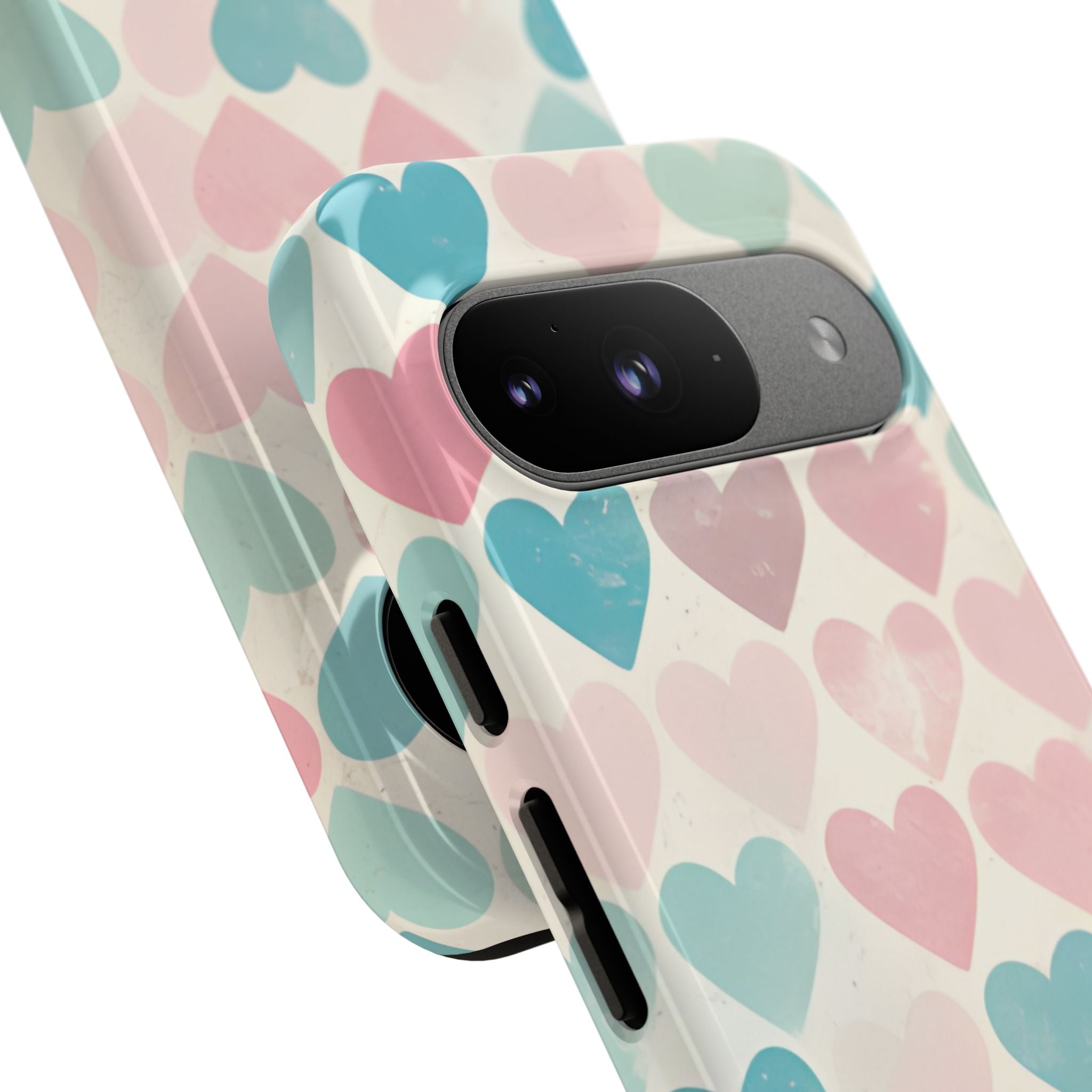 Retro Hearts Symmetry - Google Pixel Case