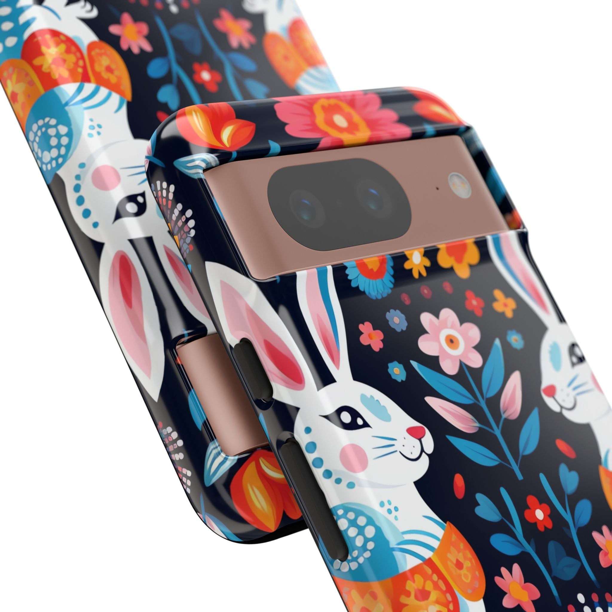 Bunnies Hop Flowers - Google Pixel Case