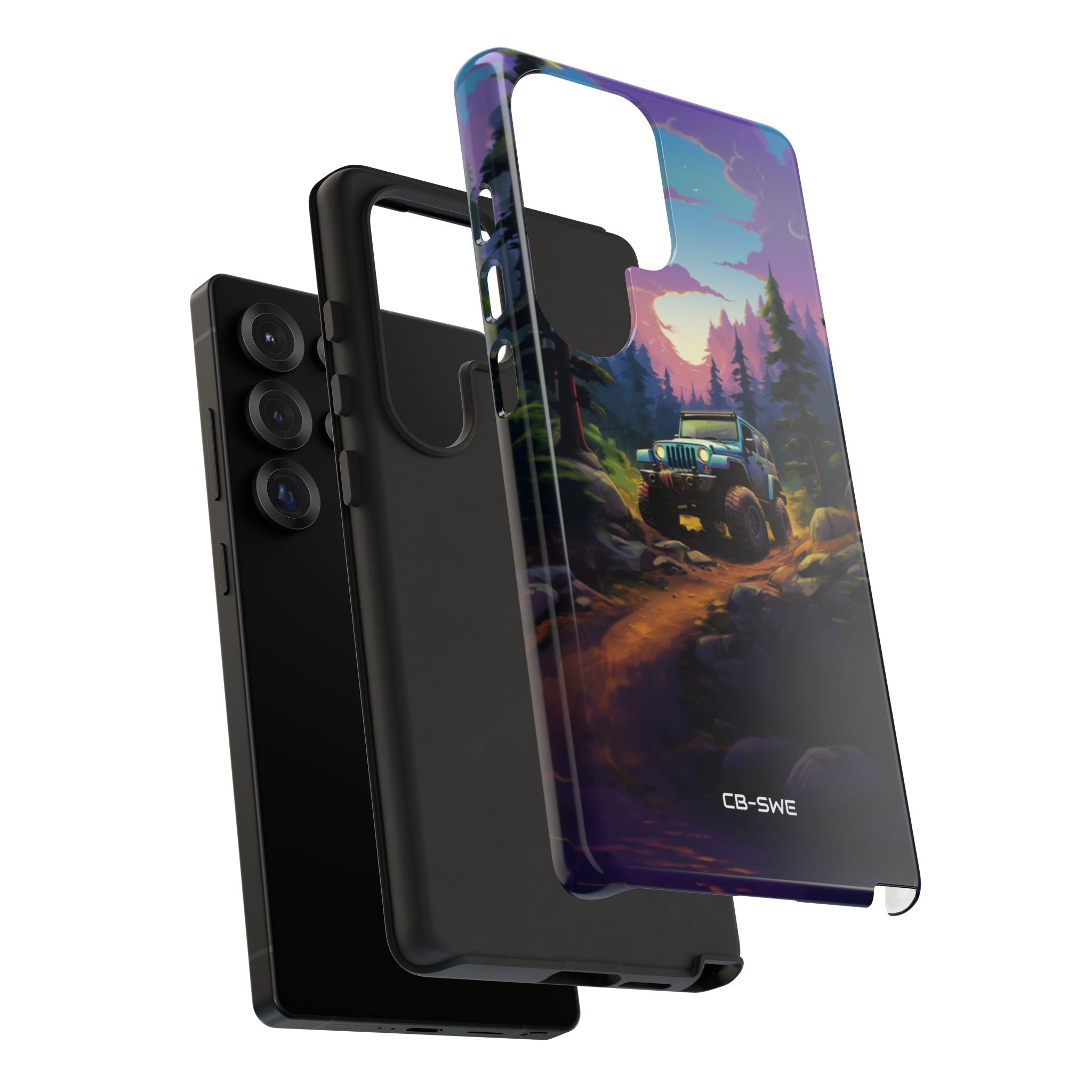 Sunset Forest Drive - Samsung Case