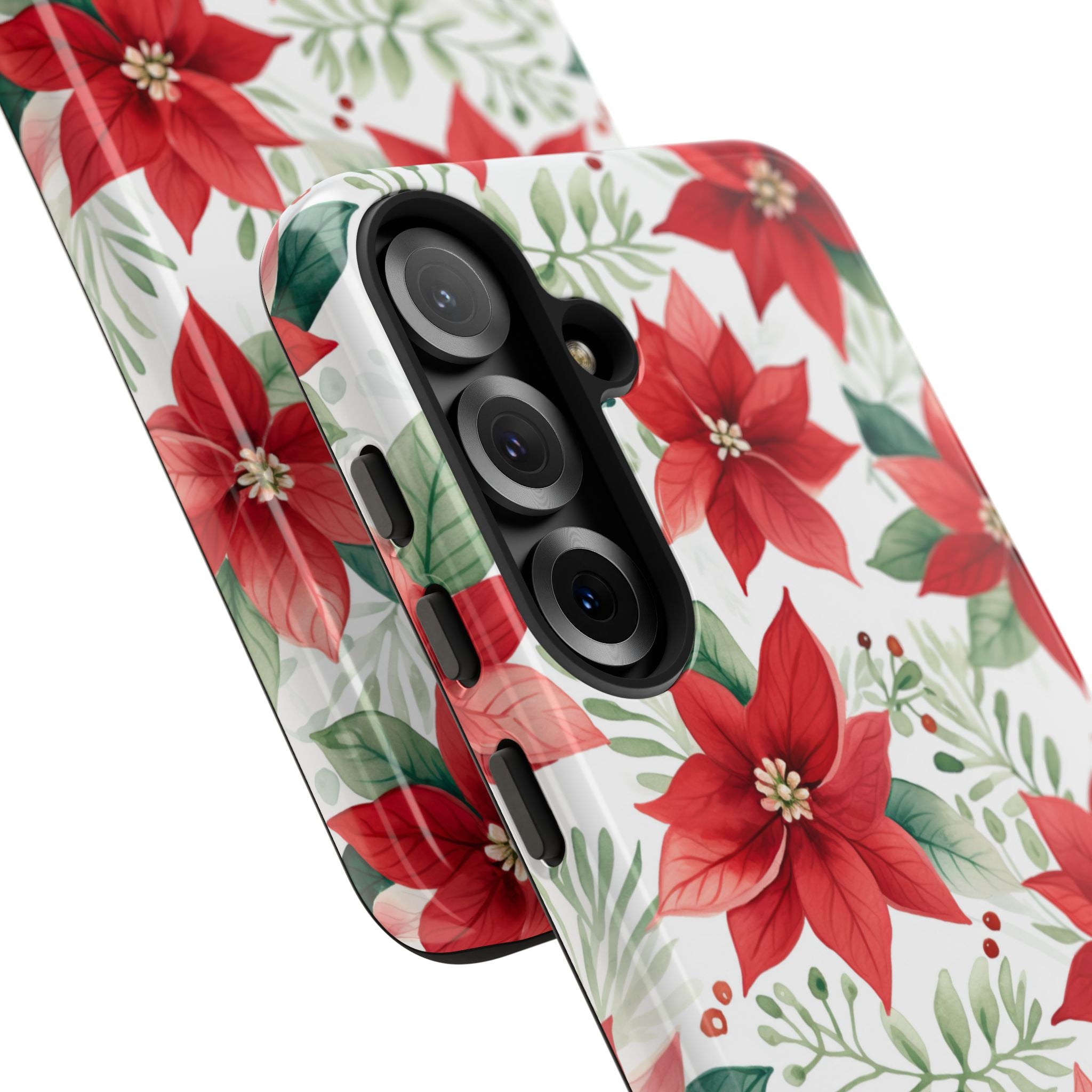 Poinsettias Bloom Bright - Samsung Case