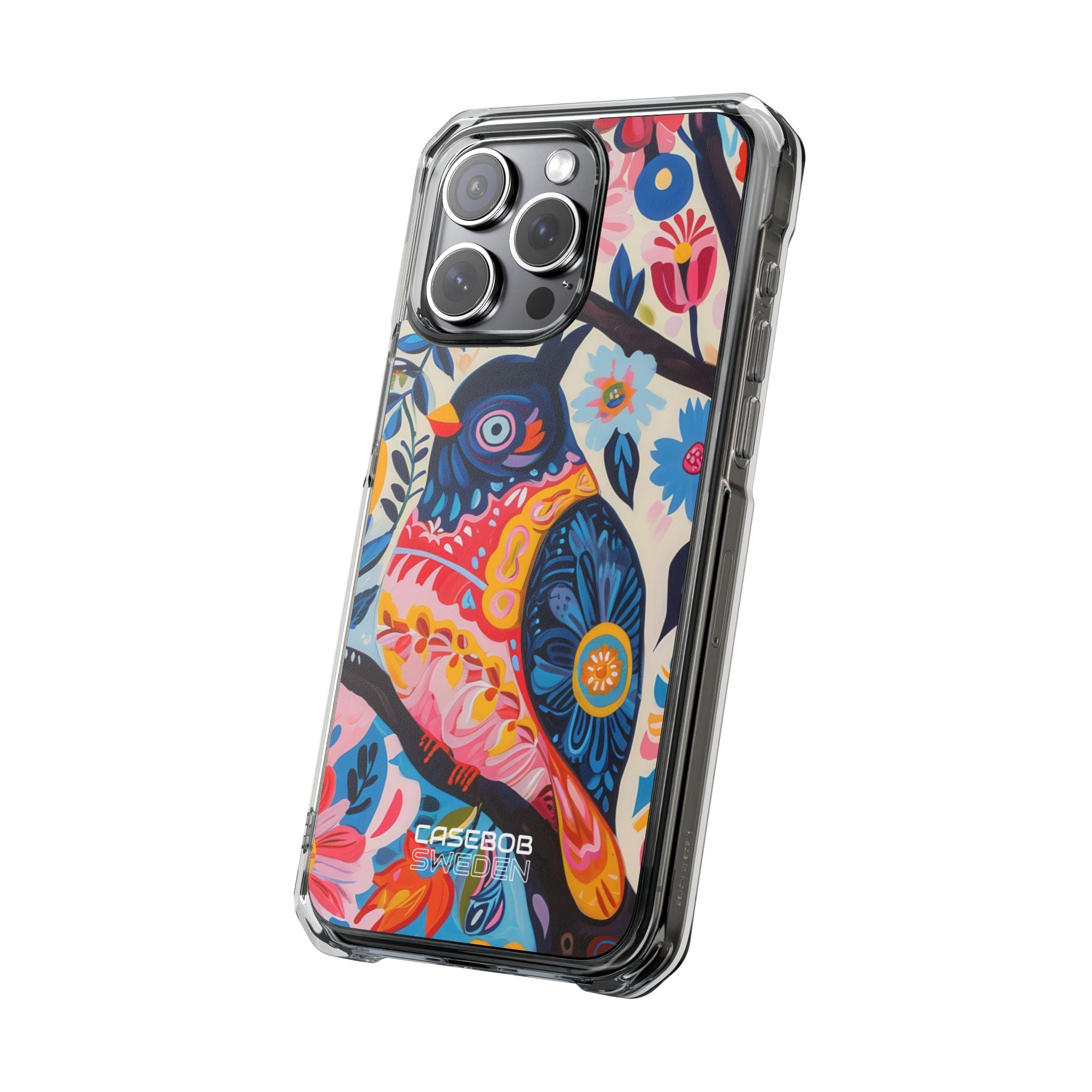 Whimsical Owl Garden iPhone 15 - Impact Clear+