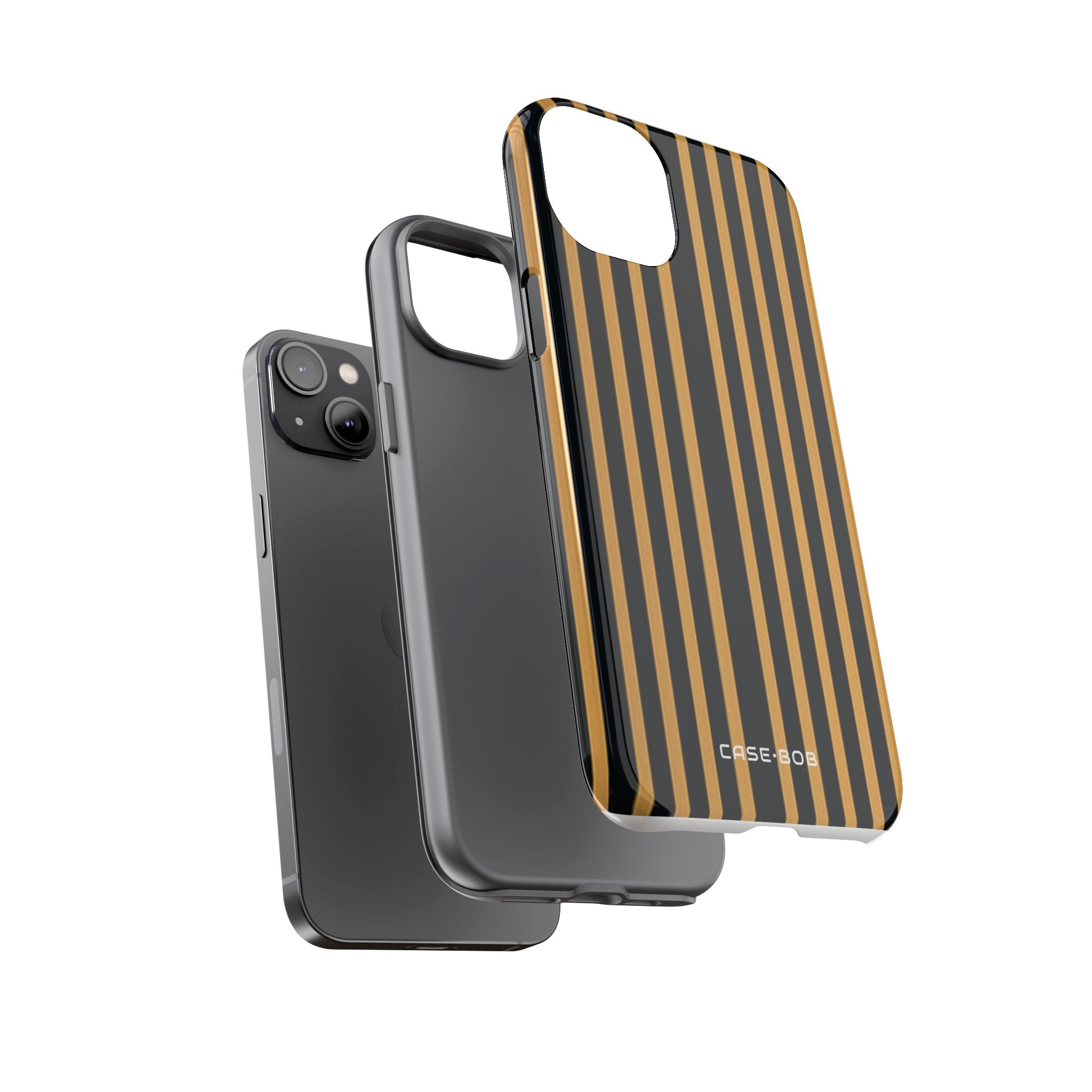 Golden Stripes iPhone 14 Plus Case - Tough