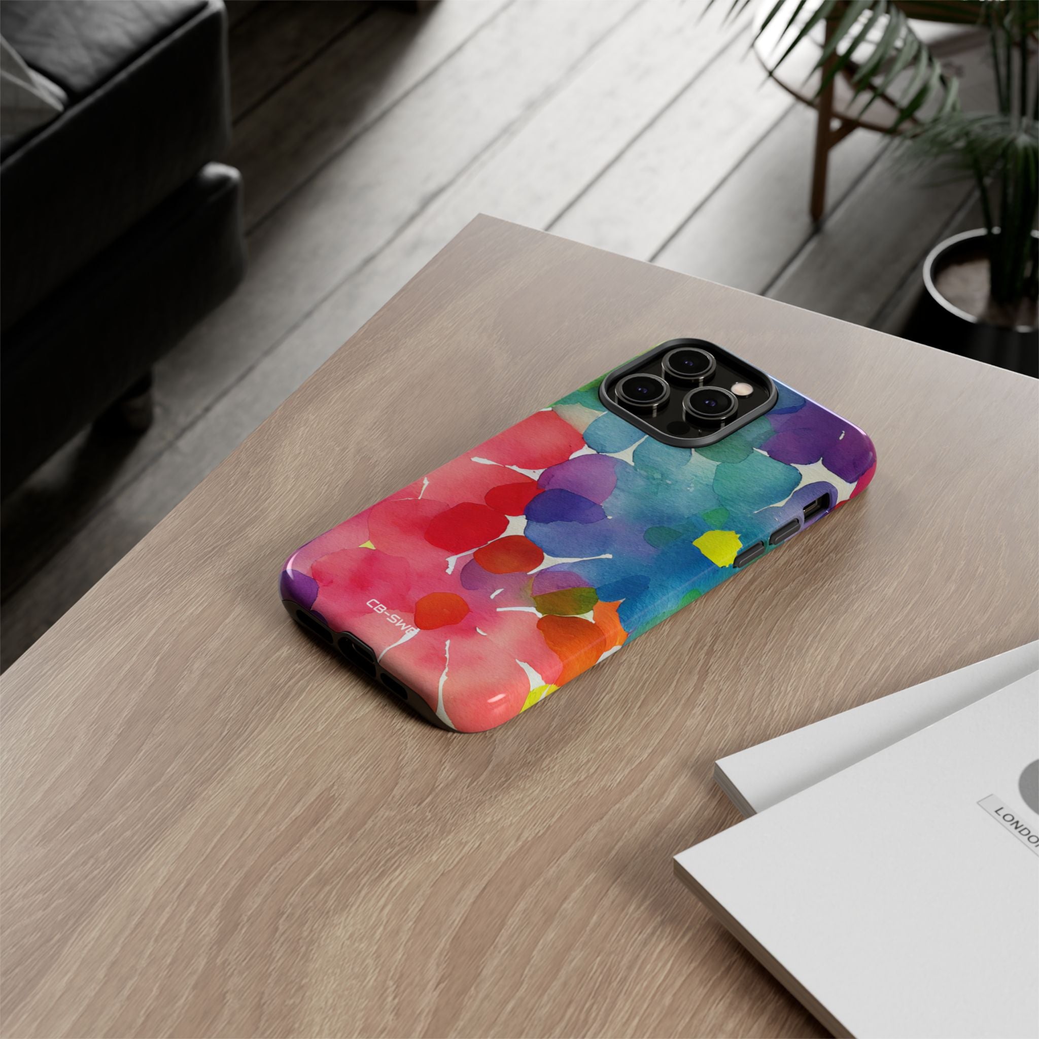 Fluid Color Petals - iPhone Case