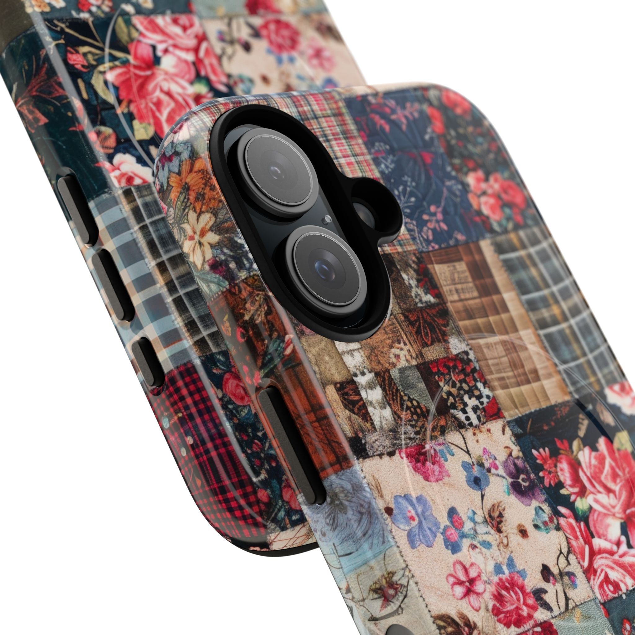 Patchwork Floral Quilt iPhone 16 - Tough+