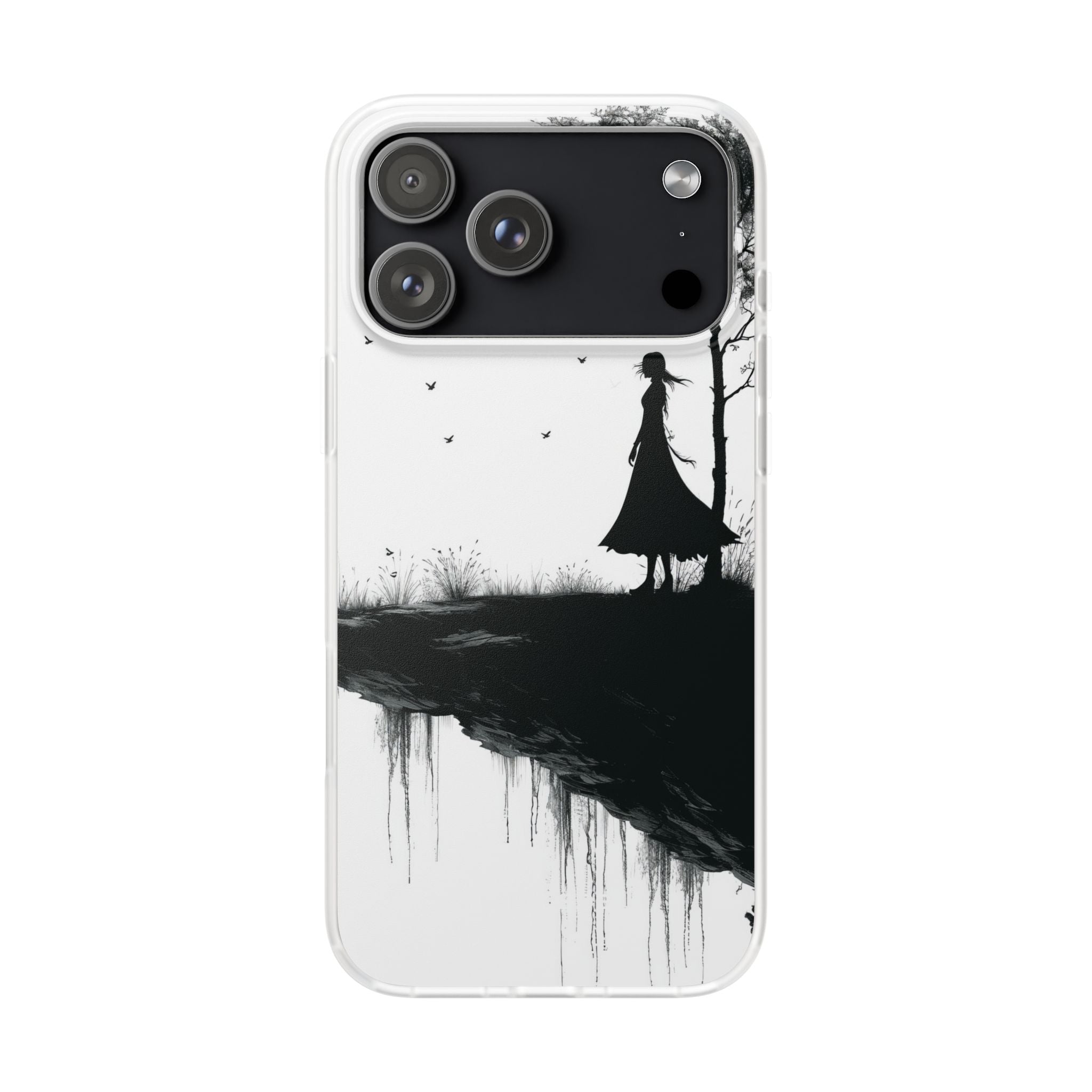 Cliffside Silhouette iPhone 17 Pro MaxCase - Soft