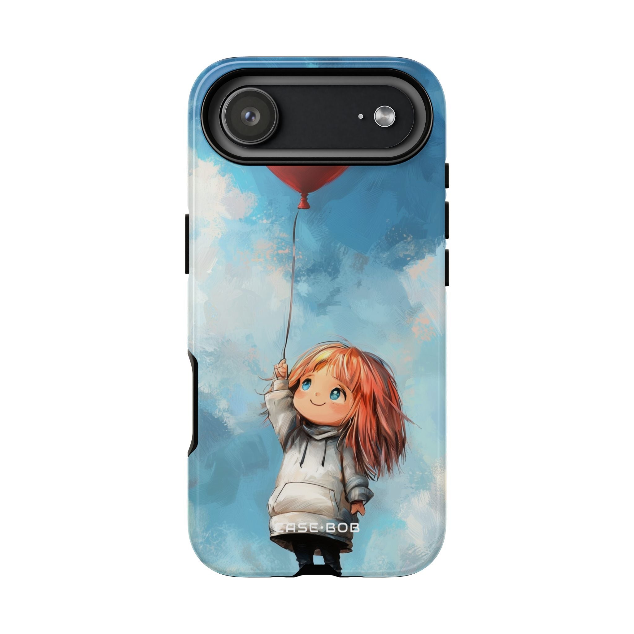 Heart Balloon Whimsy iPhone 17 Air Case - Tough