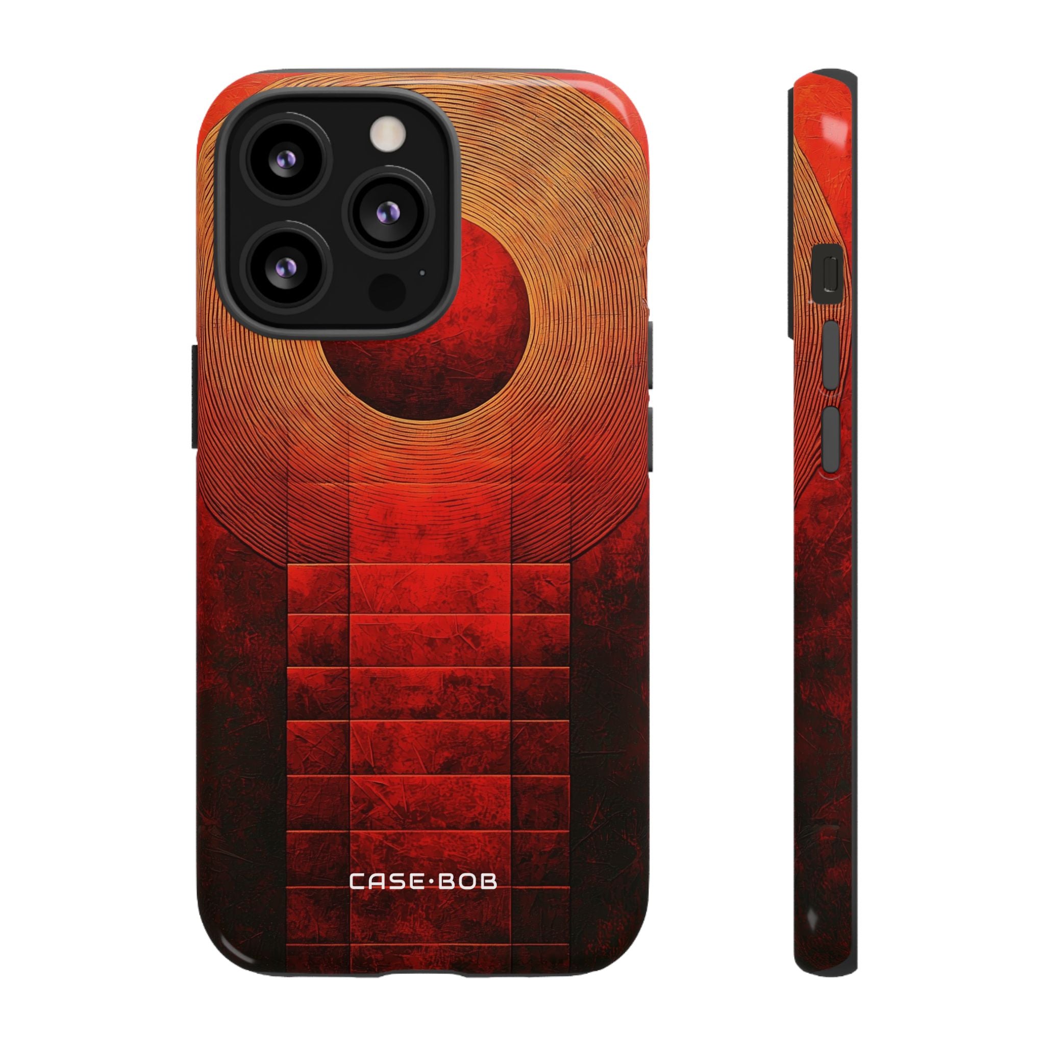 Crimson Orbit iPhone 13 Pro Case - Tough