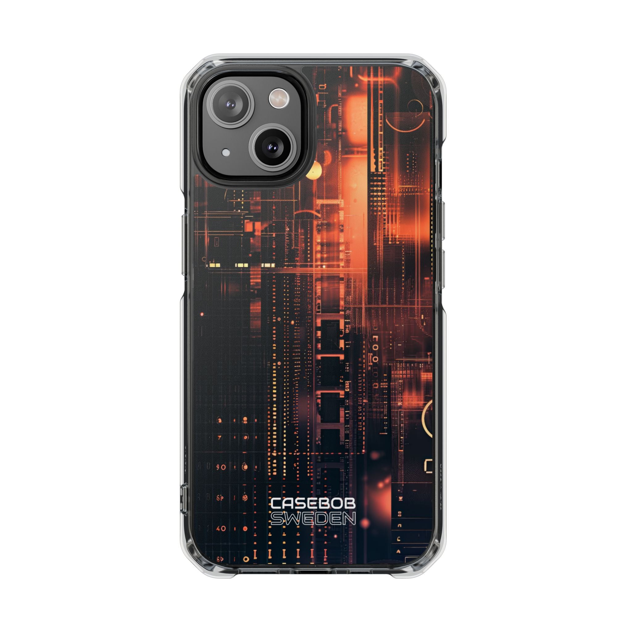 Neon Circuit Dreams iPhone 14 - Impact Clear+