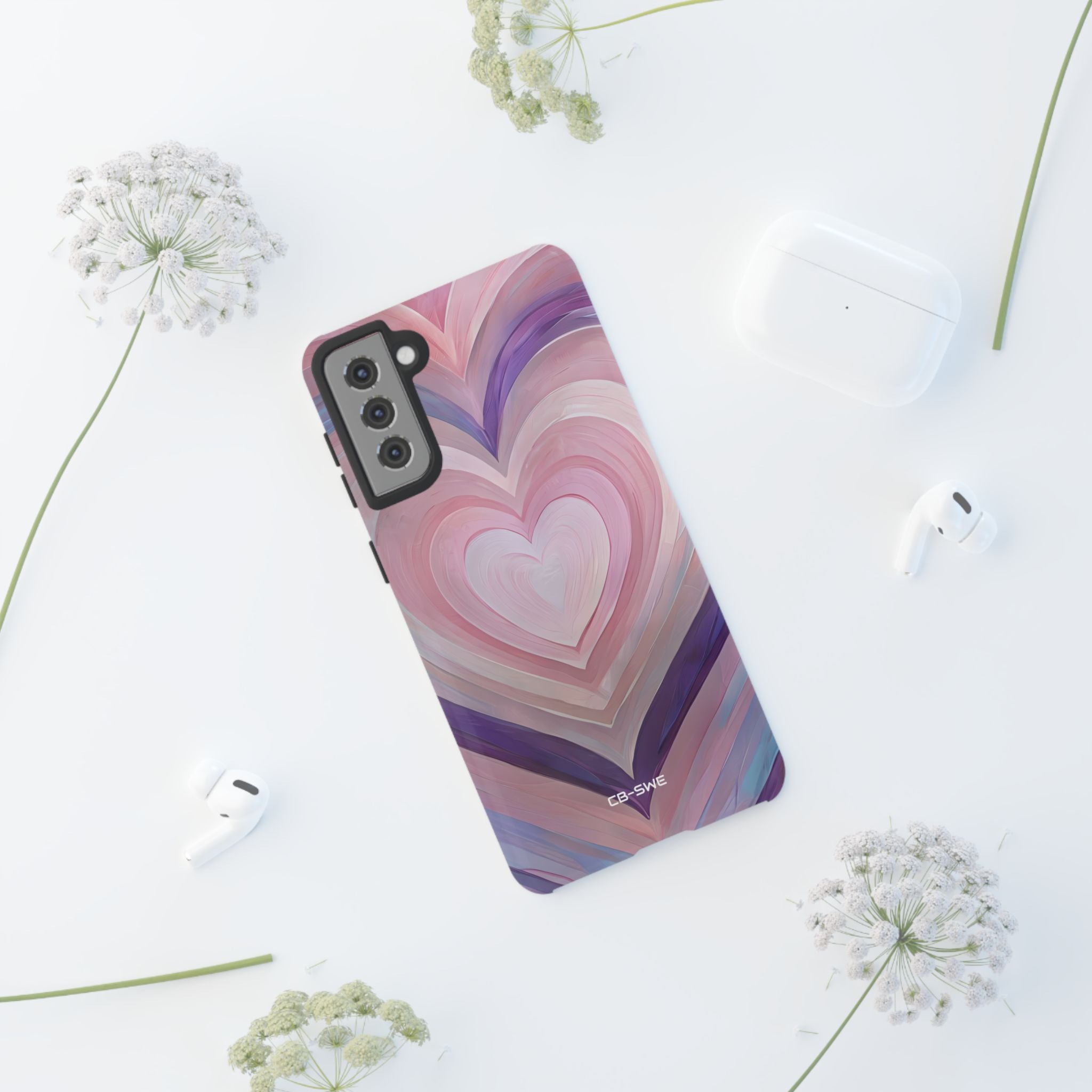 Impressionistic Heart Layers - Samsung Case
