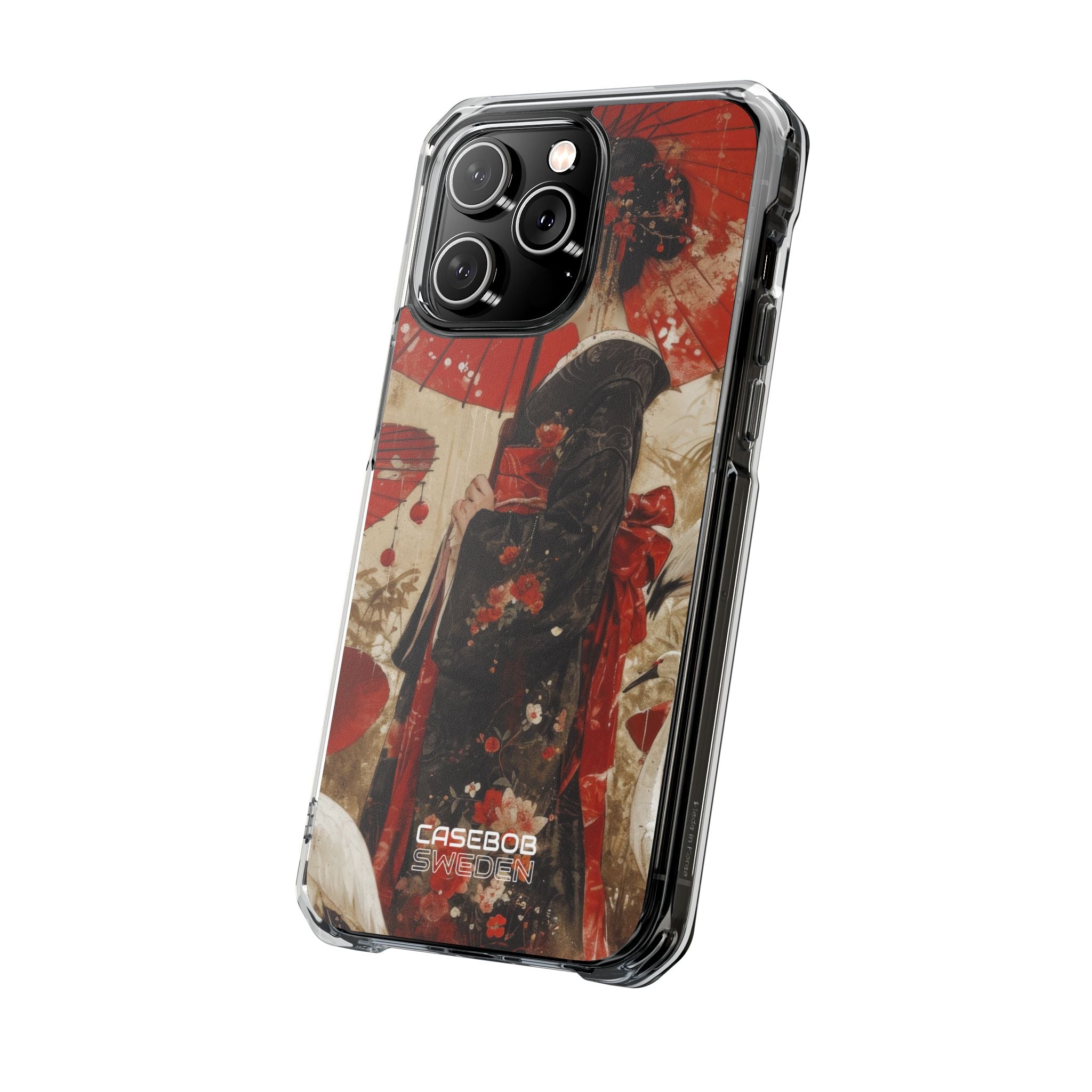 Scarlet Crane Dreams iPhone 14 - Impact Clear+