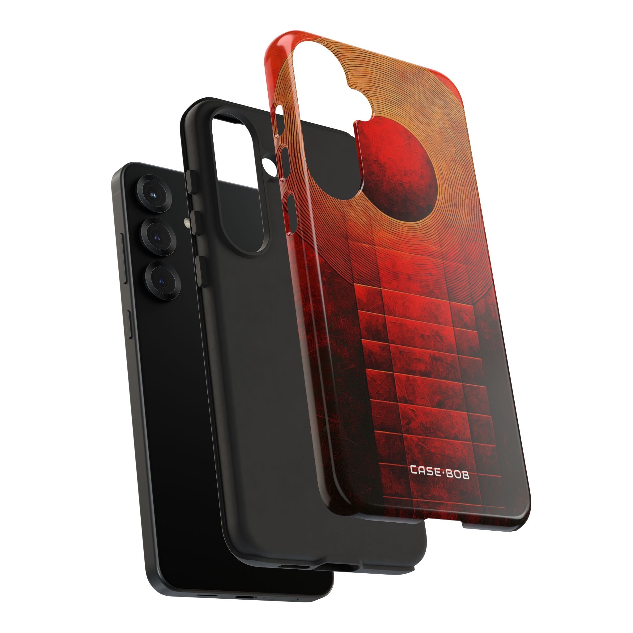 Crimson Orbit Samsung S25 Plus Case - Tough