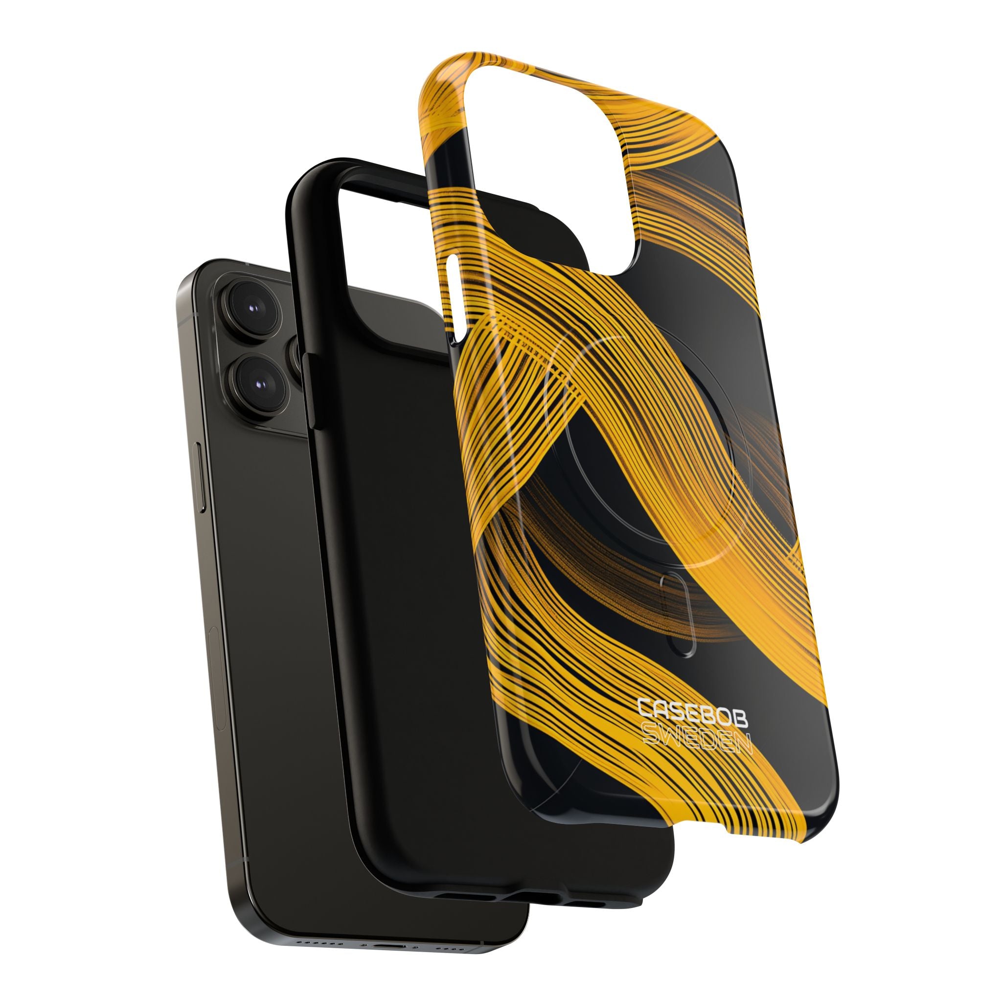 Yellow Flow Lines iPhone 14 - Tough+