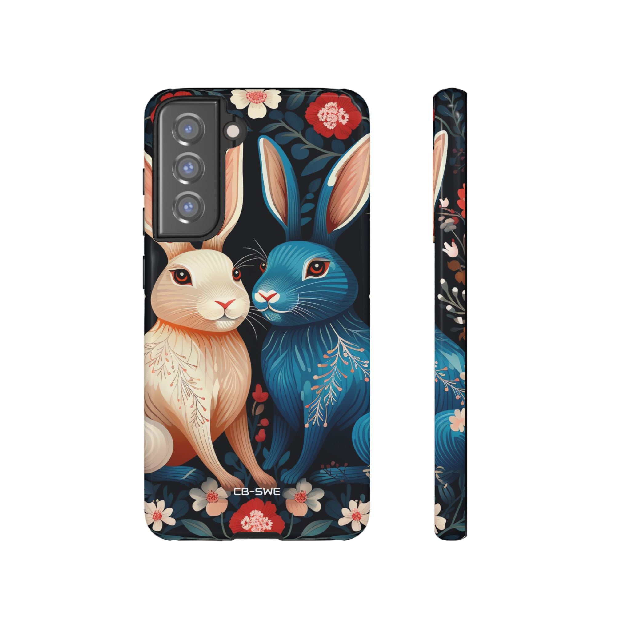 Rabbits Embrace Blossoms - Samsung Case