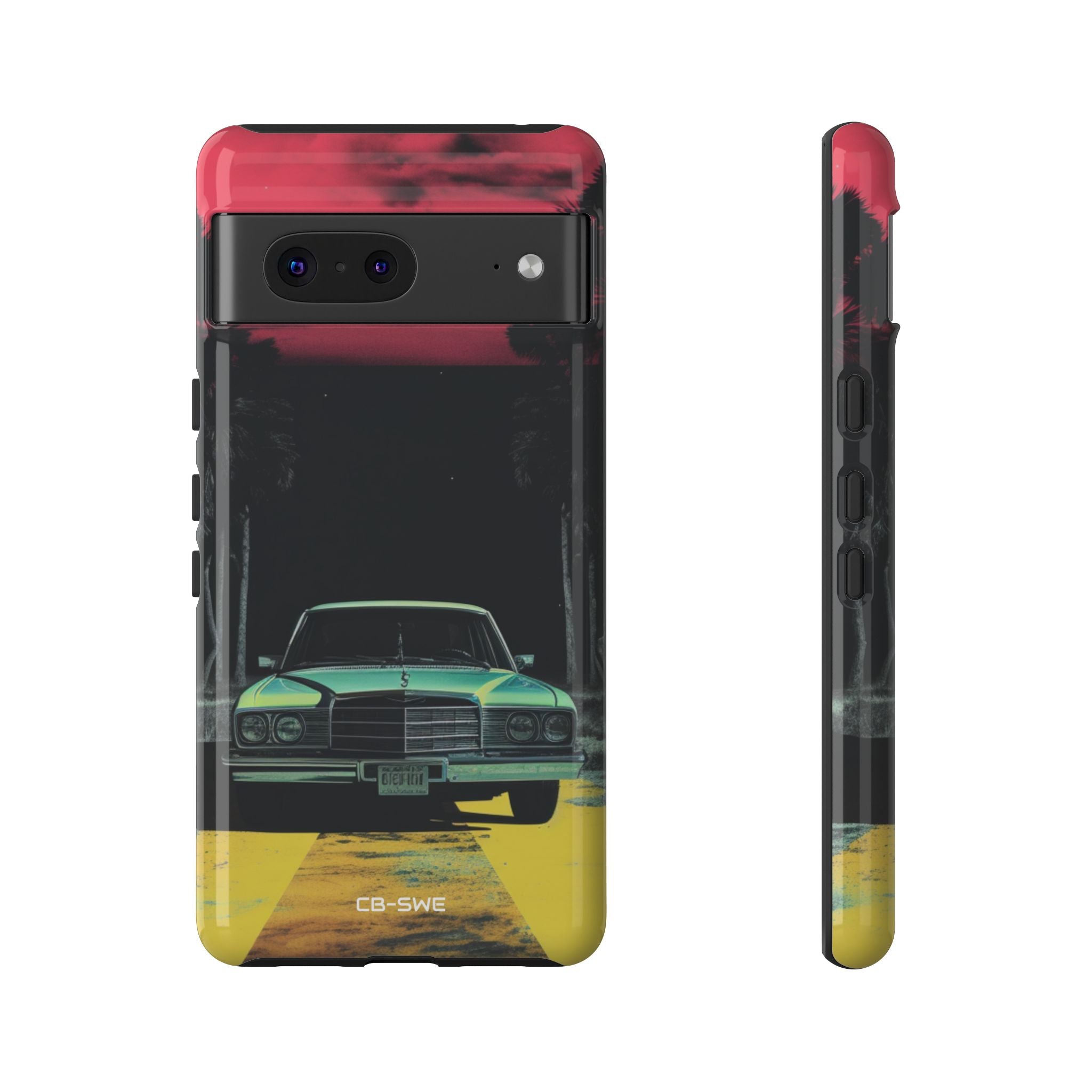 Retro Futuristic Nightscape - Google Pixel Case