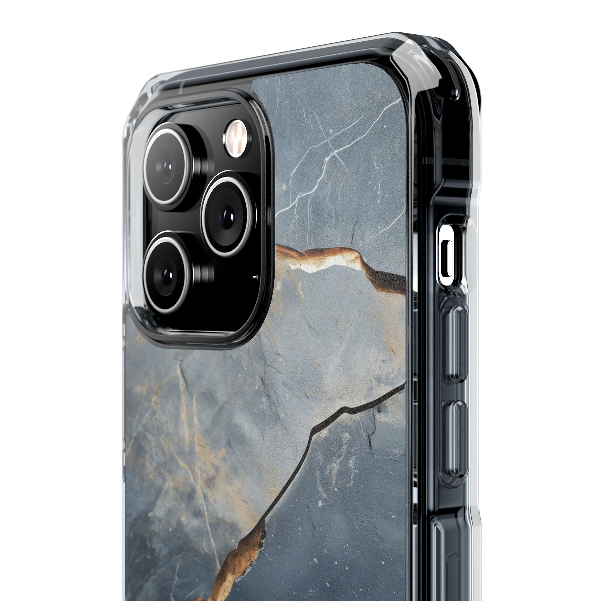 Jagged Vein Navy iPhone 14 Pro Max Case - Impact