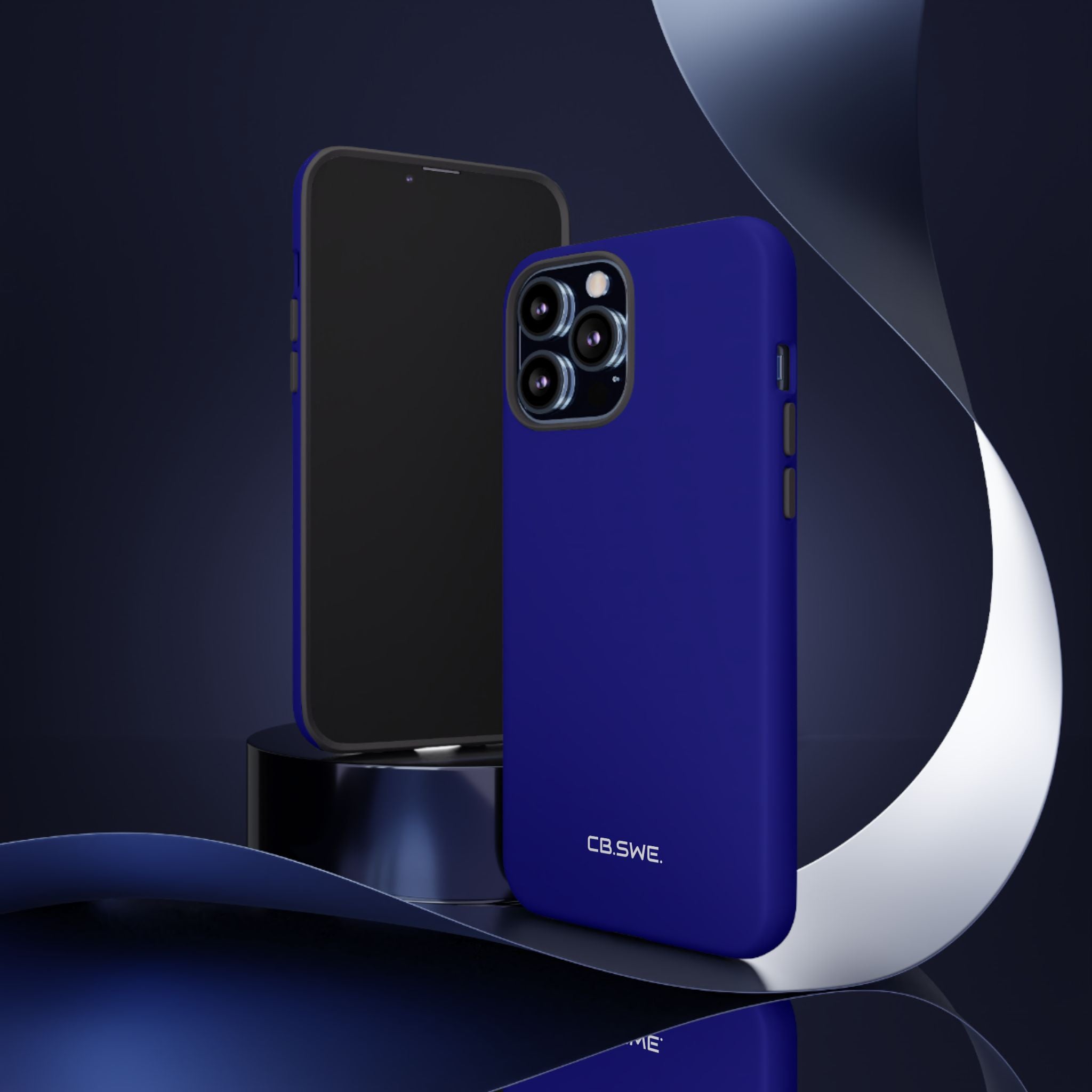 Navy Blue iPhone Case - Tough