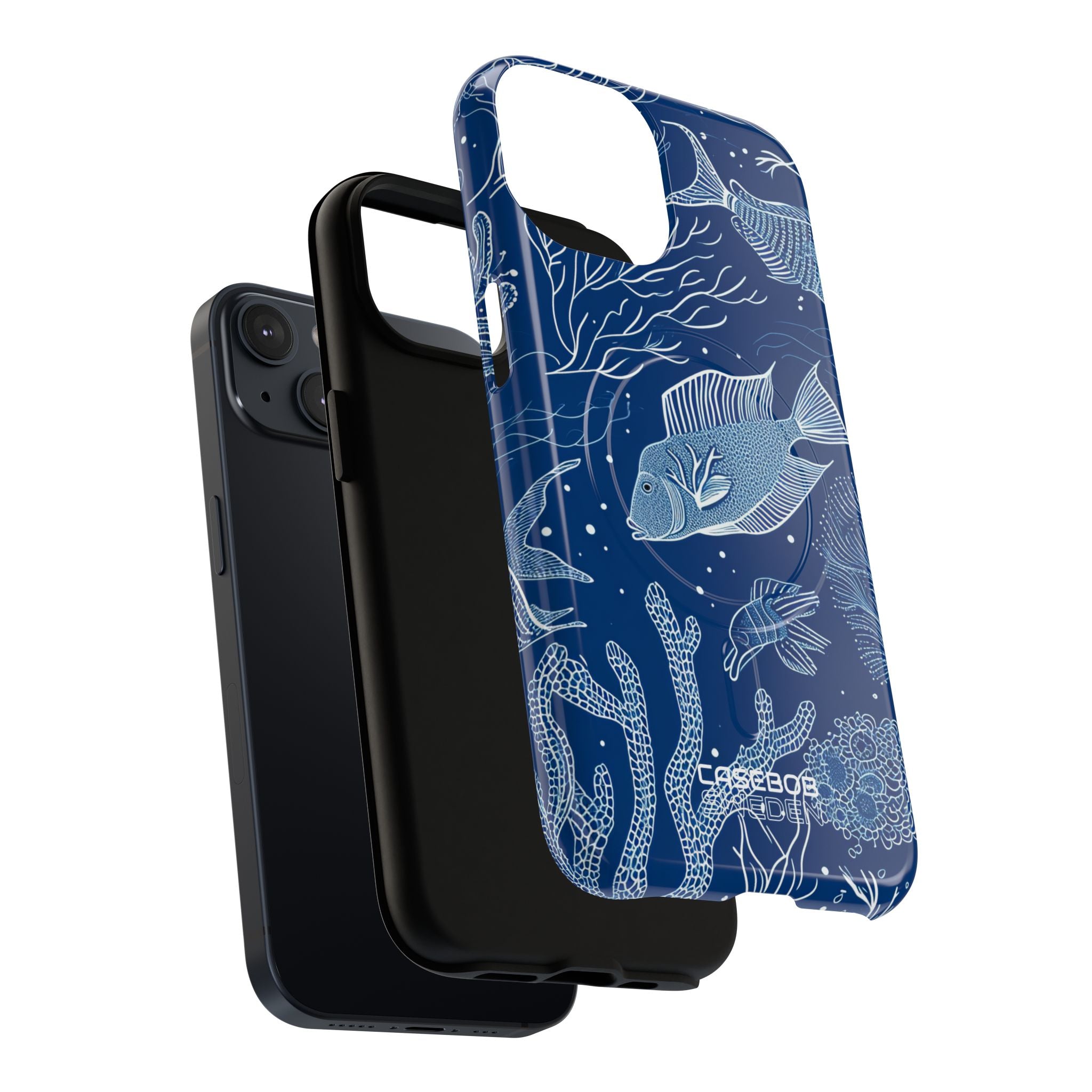 Blue Coral Garden iPhone 14 - Tough+