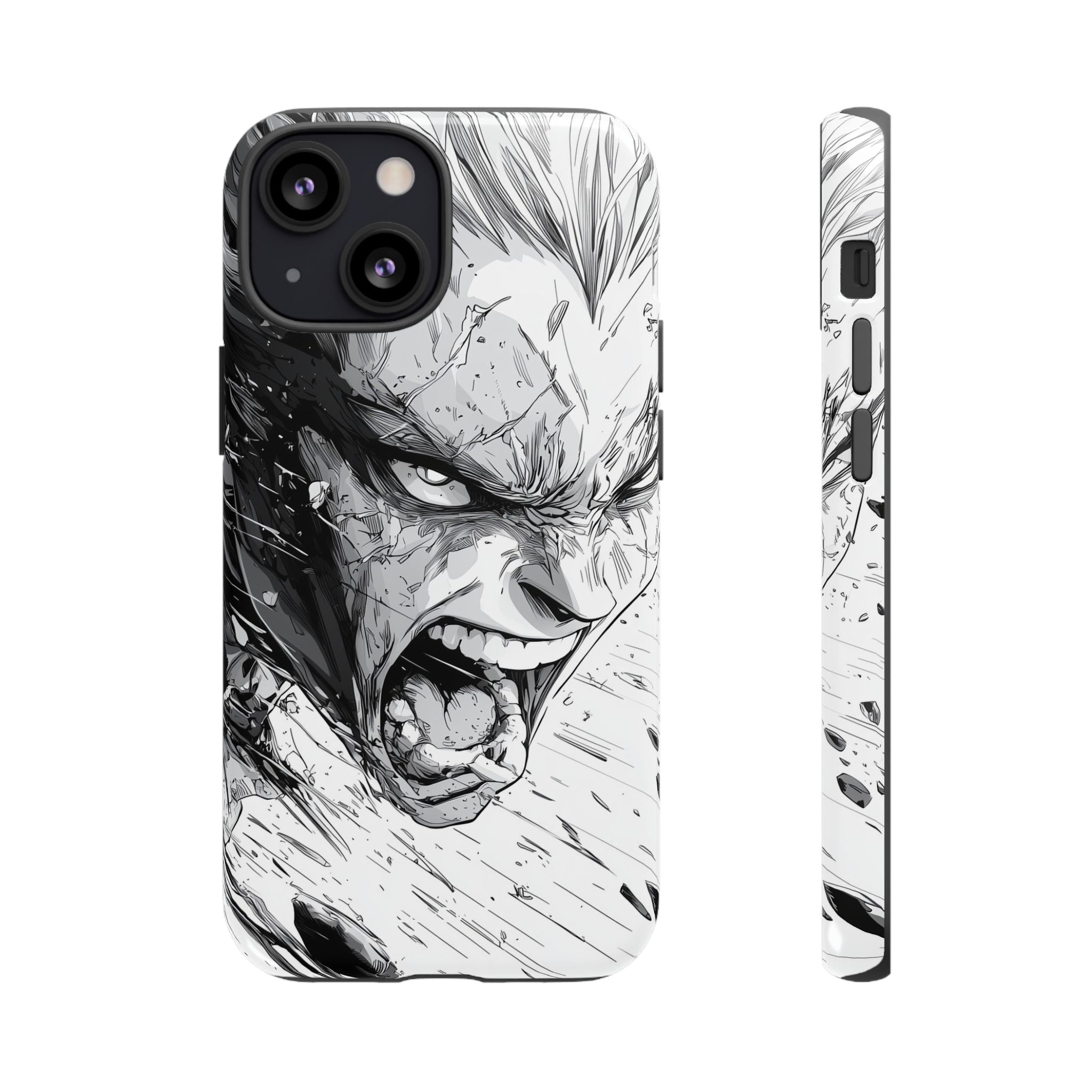 Fierce Emotion Erupts - iPhone Case