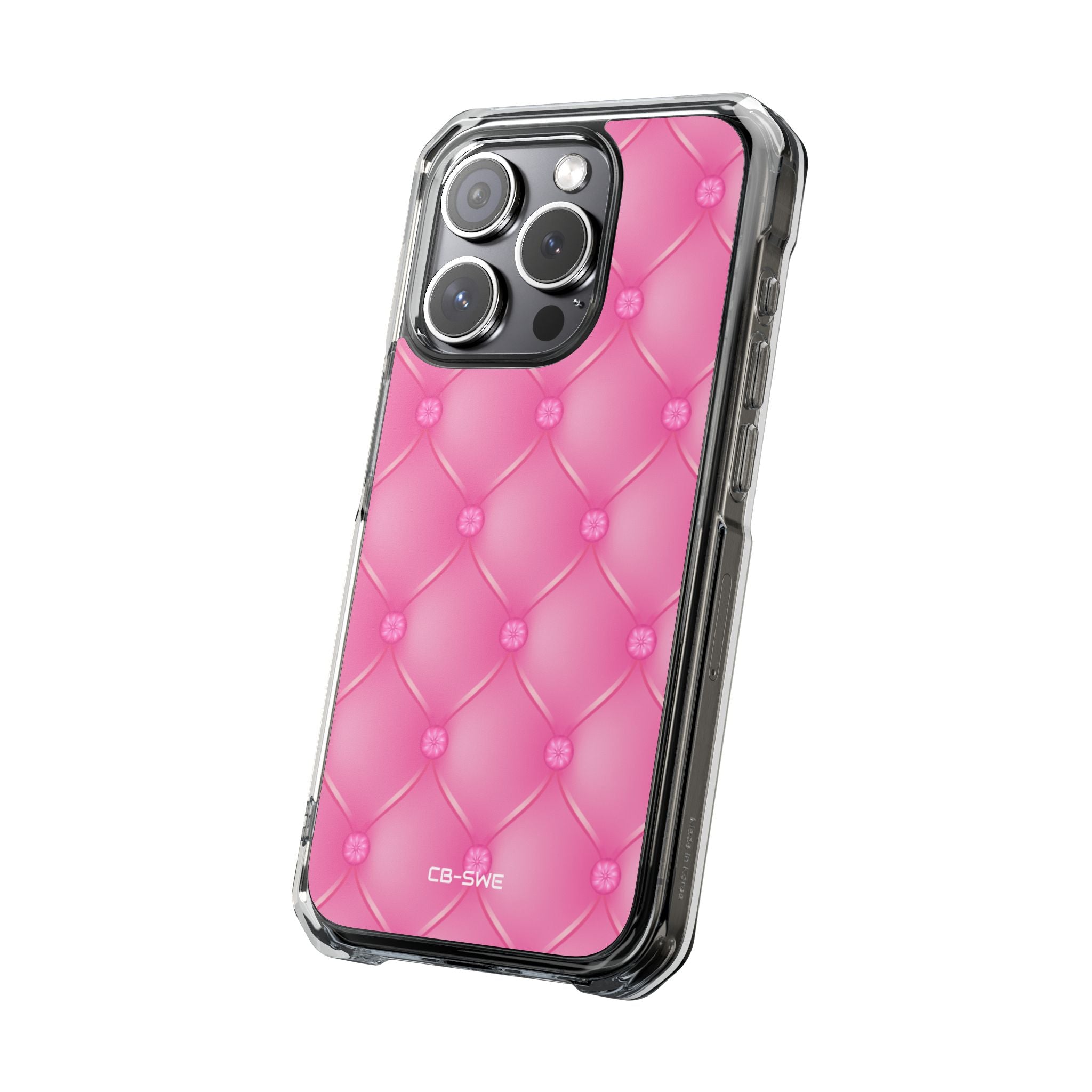 Quilted Pink Elegance iPhone Case - Impact
